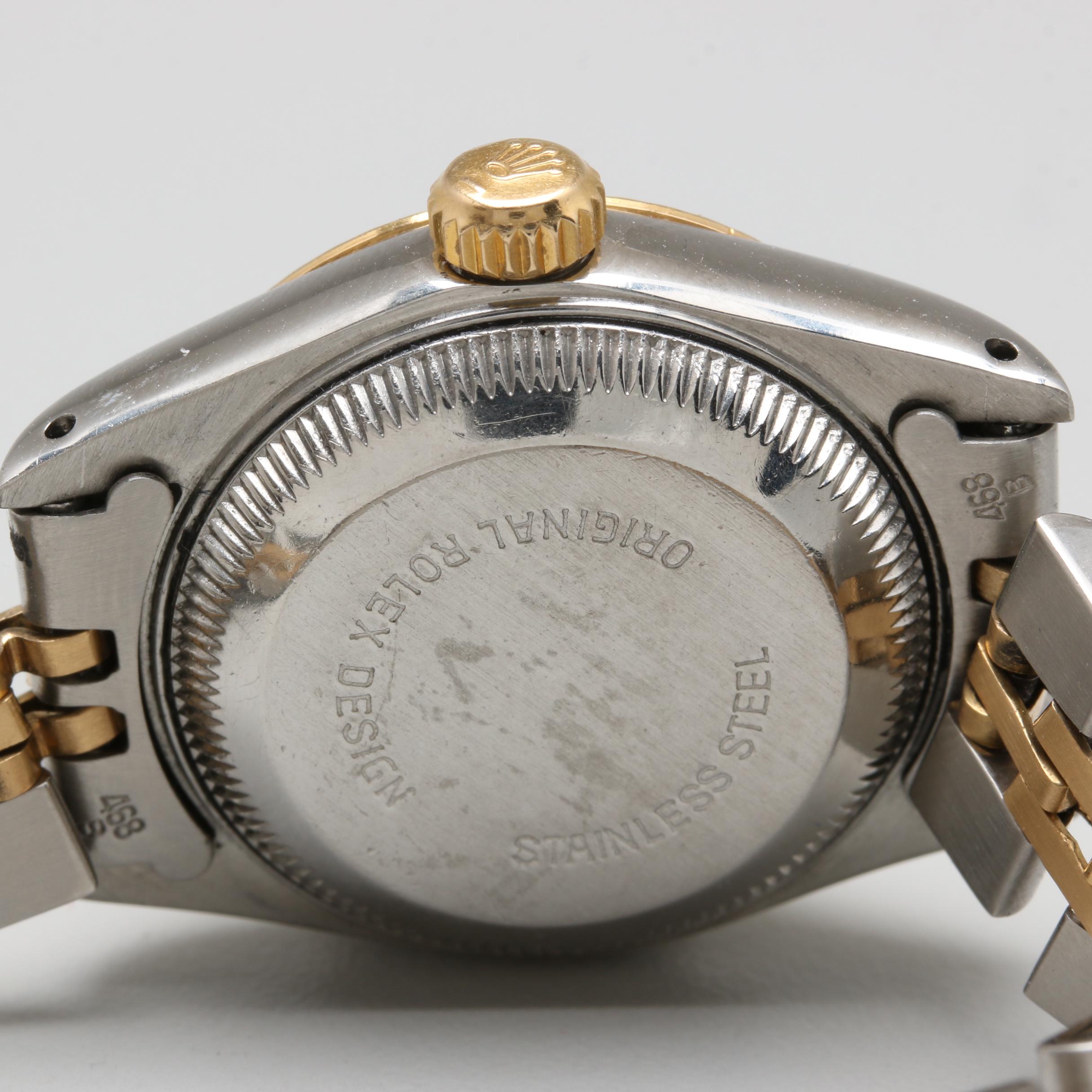 Rolex Datejust 18K Gold and Stainless Steel Diamond Automatic Watch