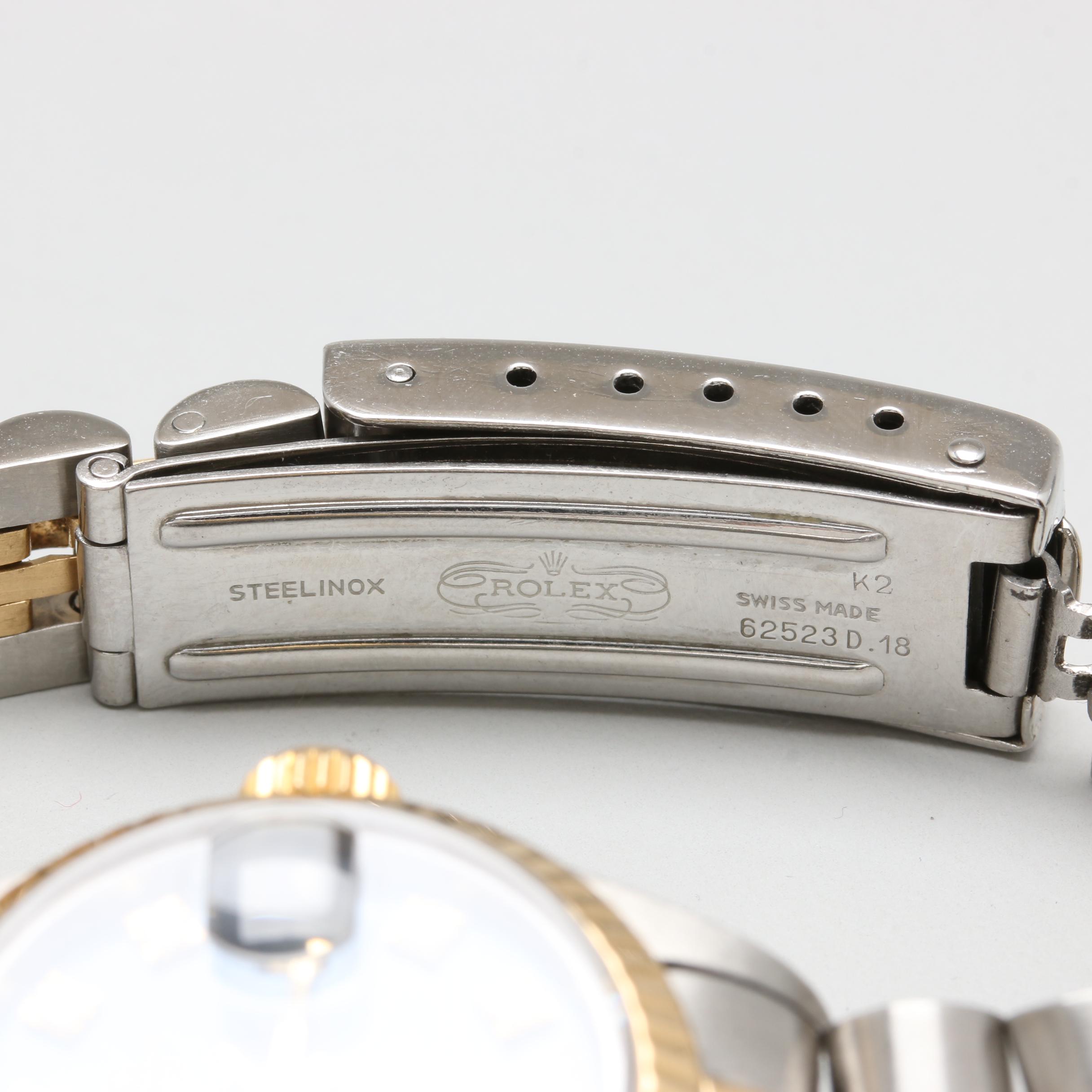 Rolex Datejust 18K Gold and Stainless Steel Diamond Automatic Watch