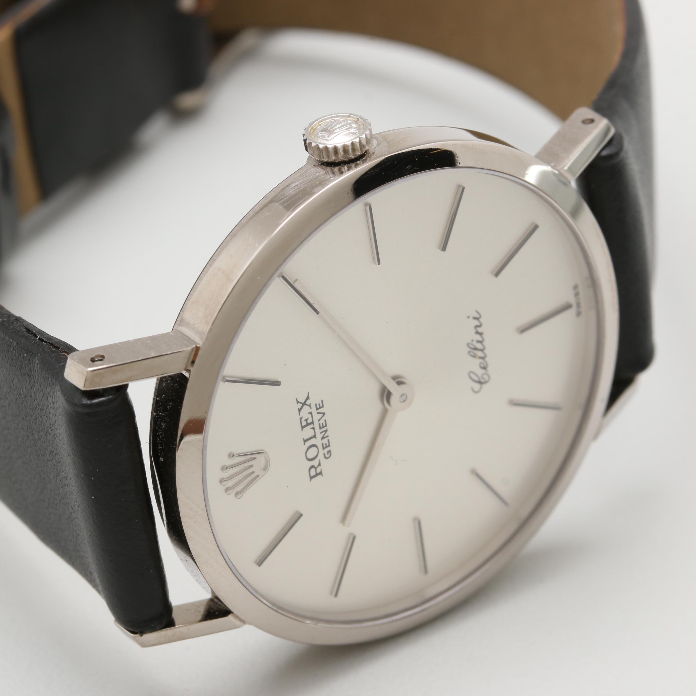 Rolex "Cellini" 18K White Gold Manual Winding Watch