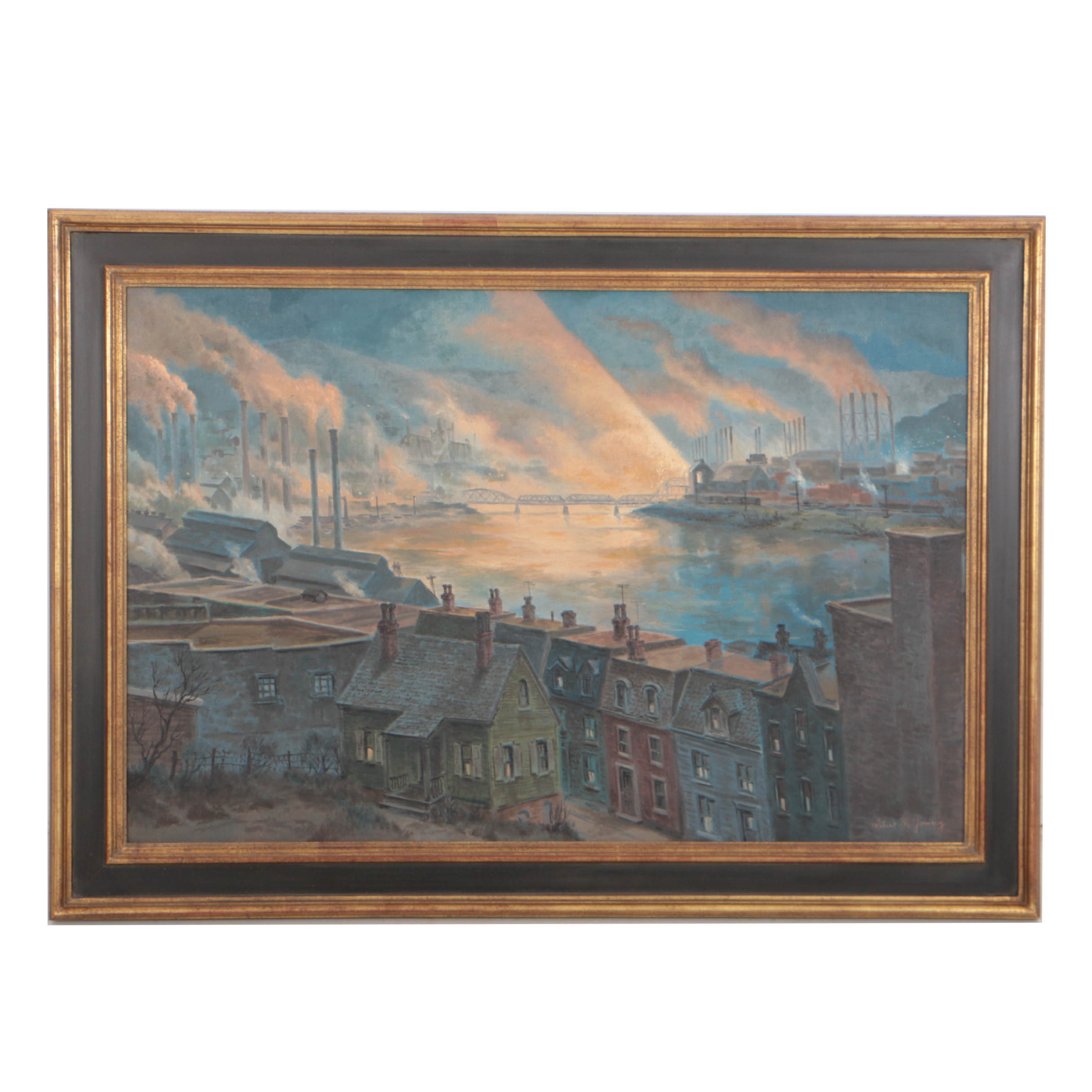 Robert R. Young Oil Painting