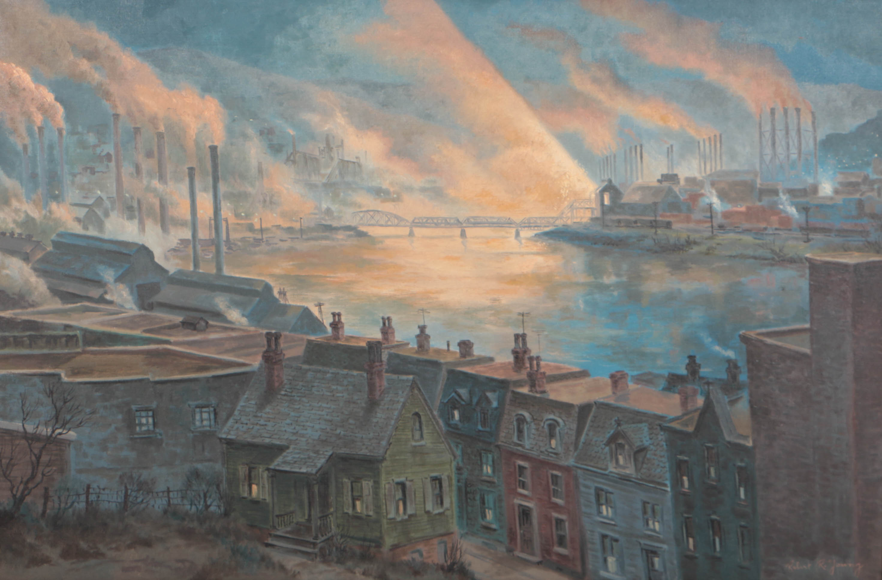 Robert R. Young Oil Painting