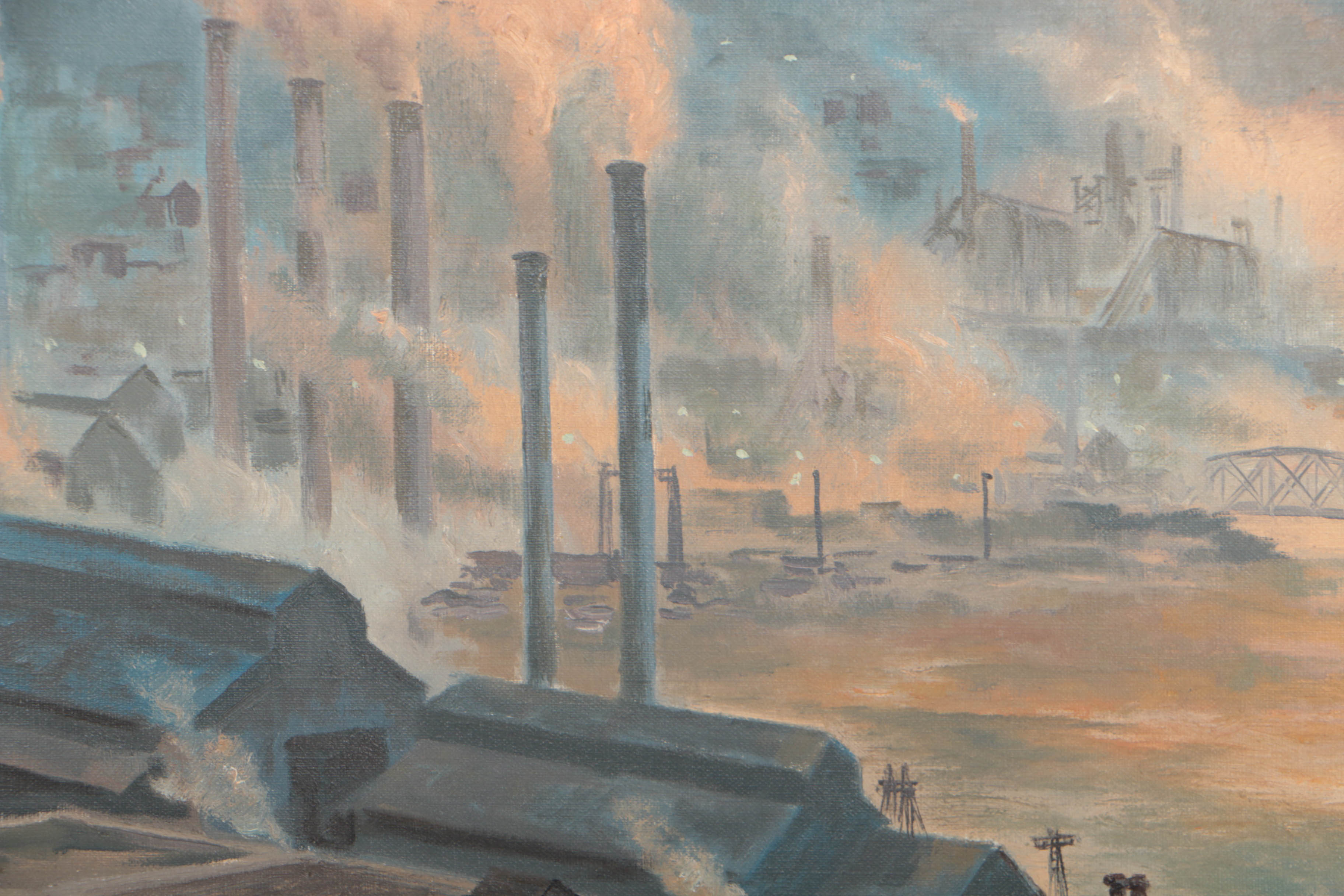 Robert R. Young Oil Painting