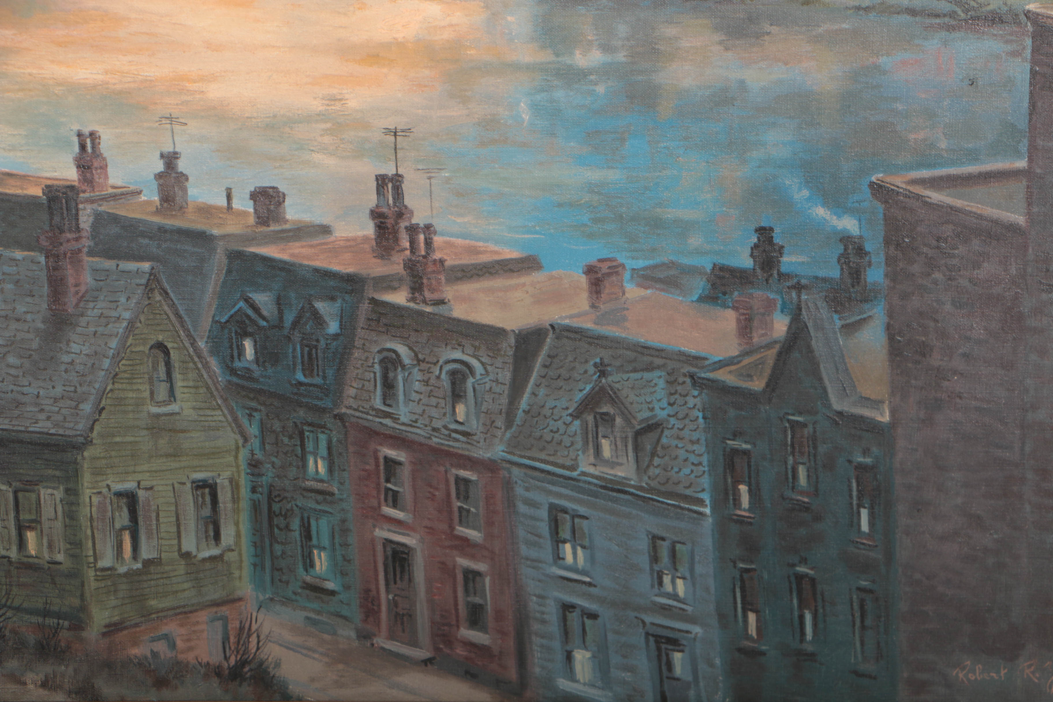 Robert R. Young Oil Painting