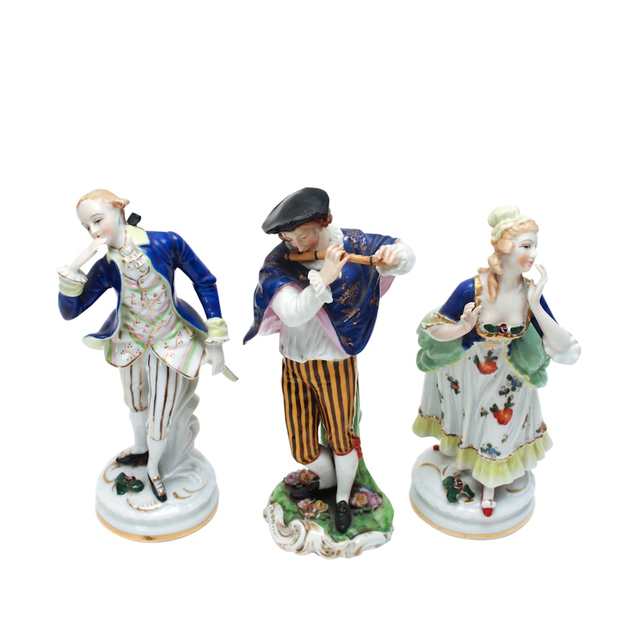 German and Japanese Porcelain Figurines