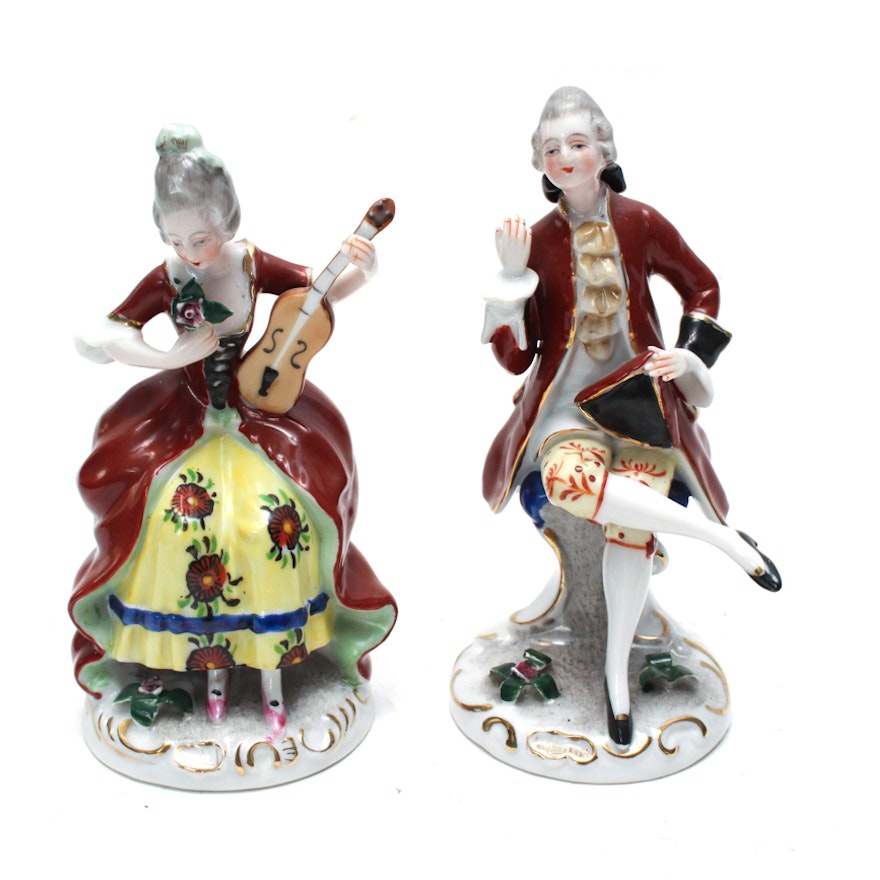 Japanese Porcelain Figurines in the 18th Cent. Style