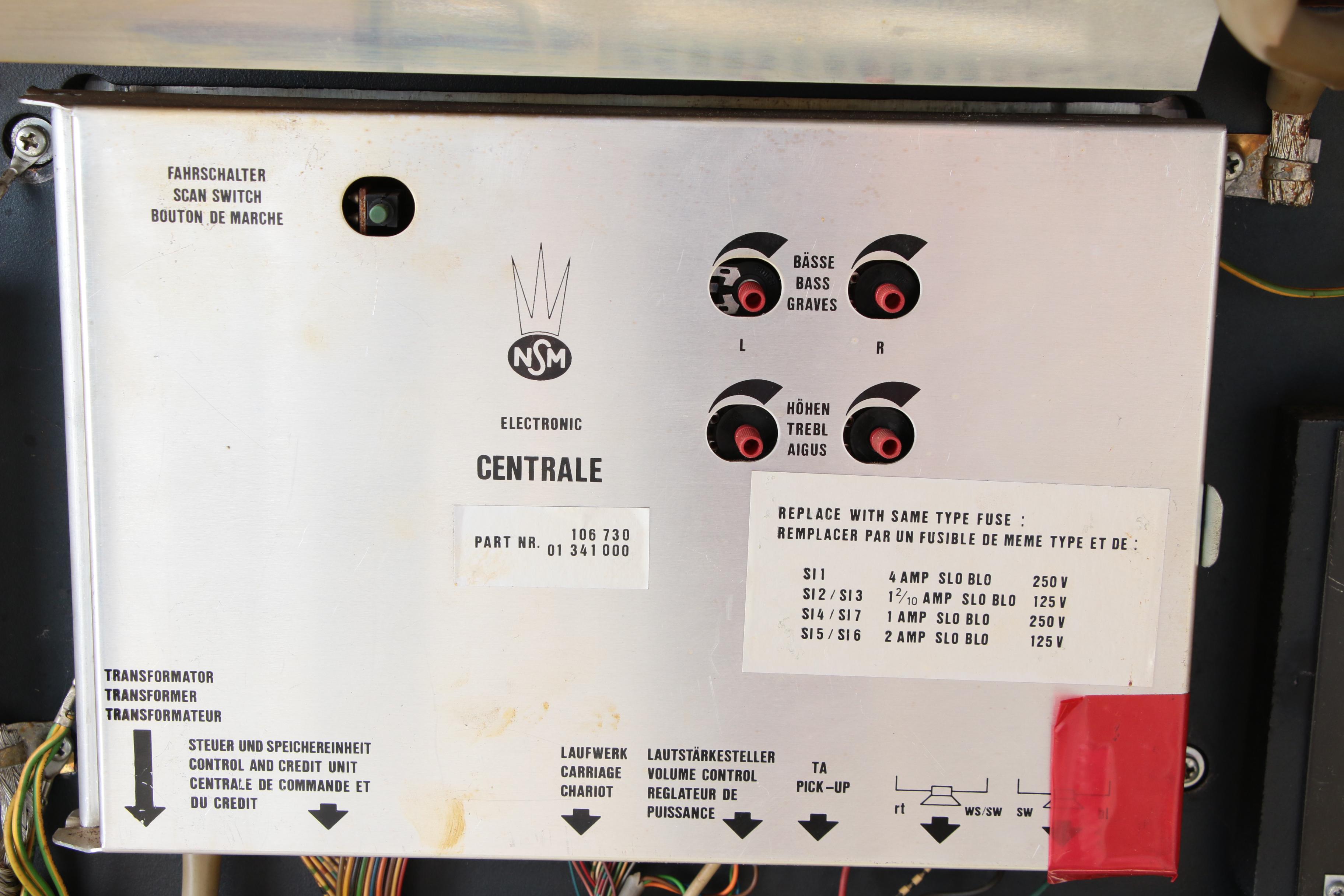 1984 NSM Prestige ES160 Jukebox