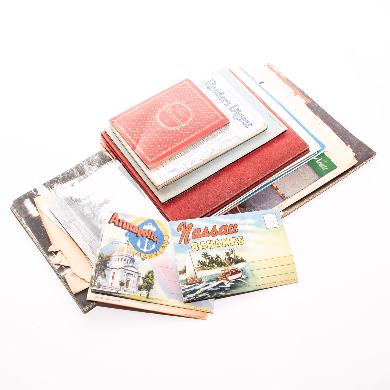 Vintage Ephemera Including WWII Newspaper Reporting