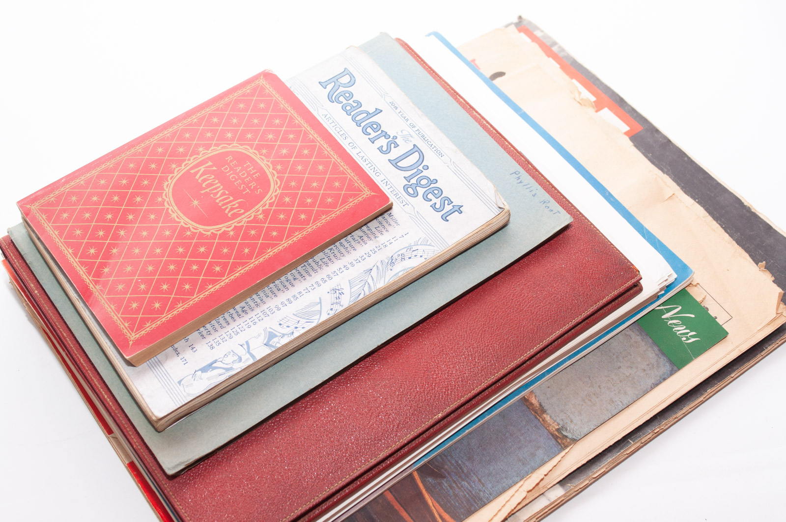 Vintage Ephemera Including WWII Newspaper Reporting