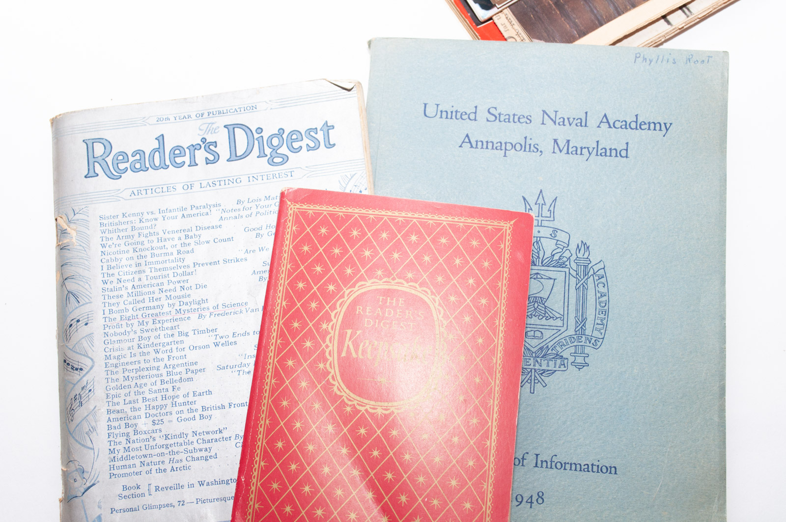 Vintage Ephemera Including WWII Newspaper Reporting