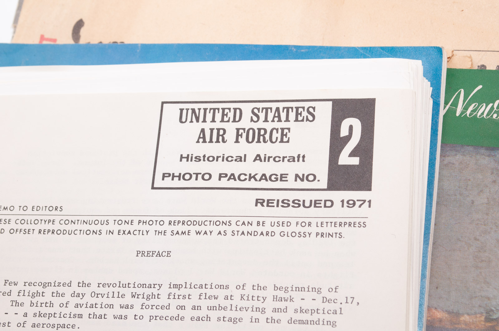 Vintage Ephemera Including WWII Newspaper Reporting