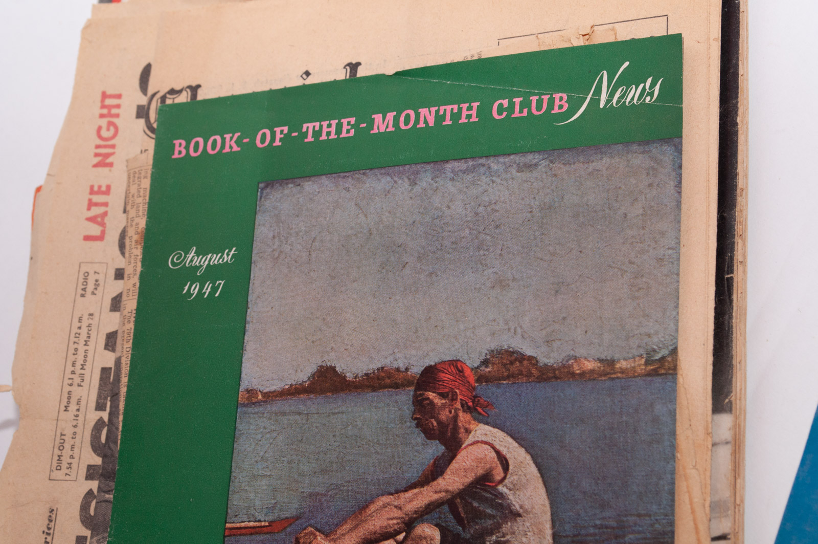 Vintage Ephemera Including WWII Newspaper Reporting