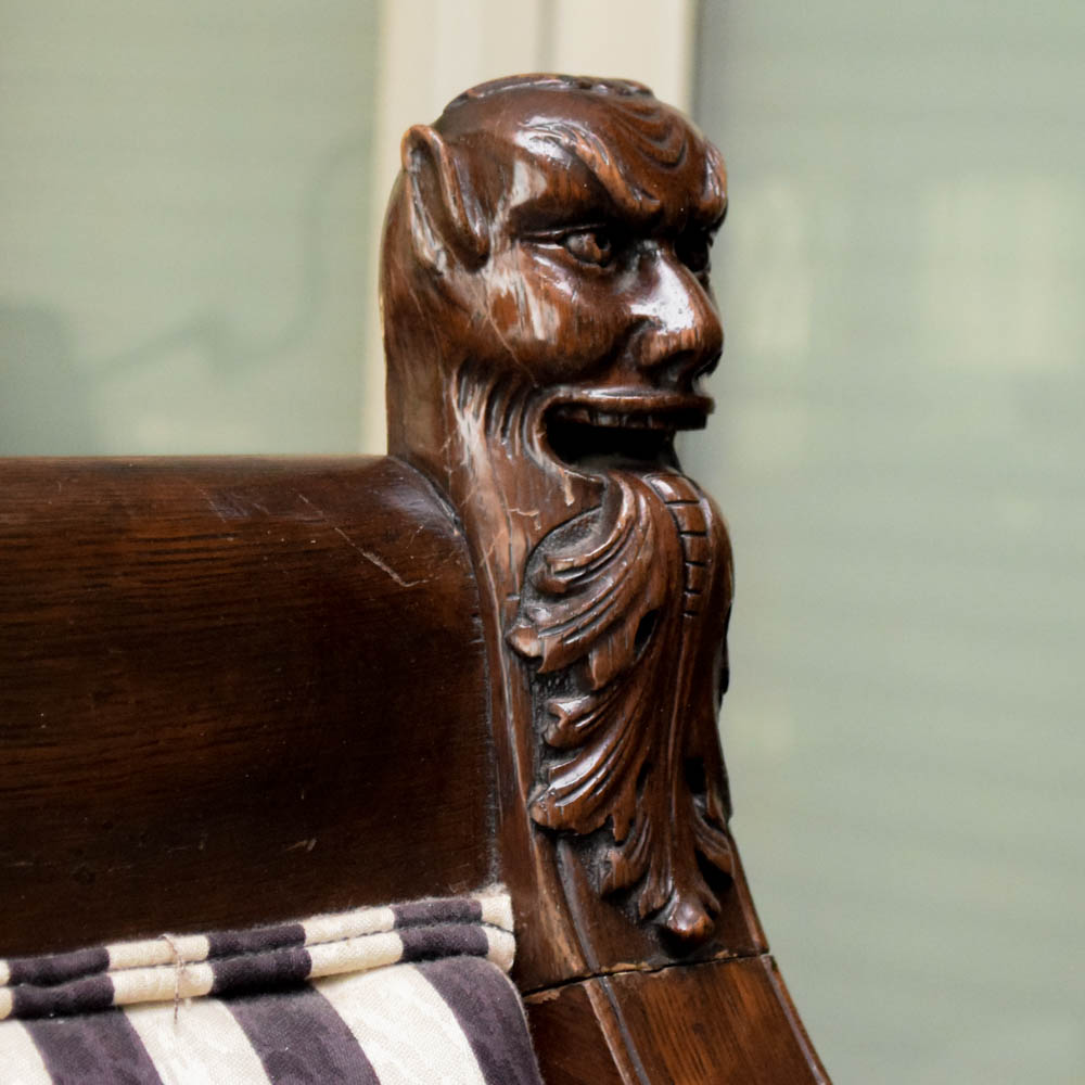 Antique Empire Style Armchair