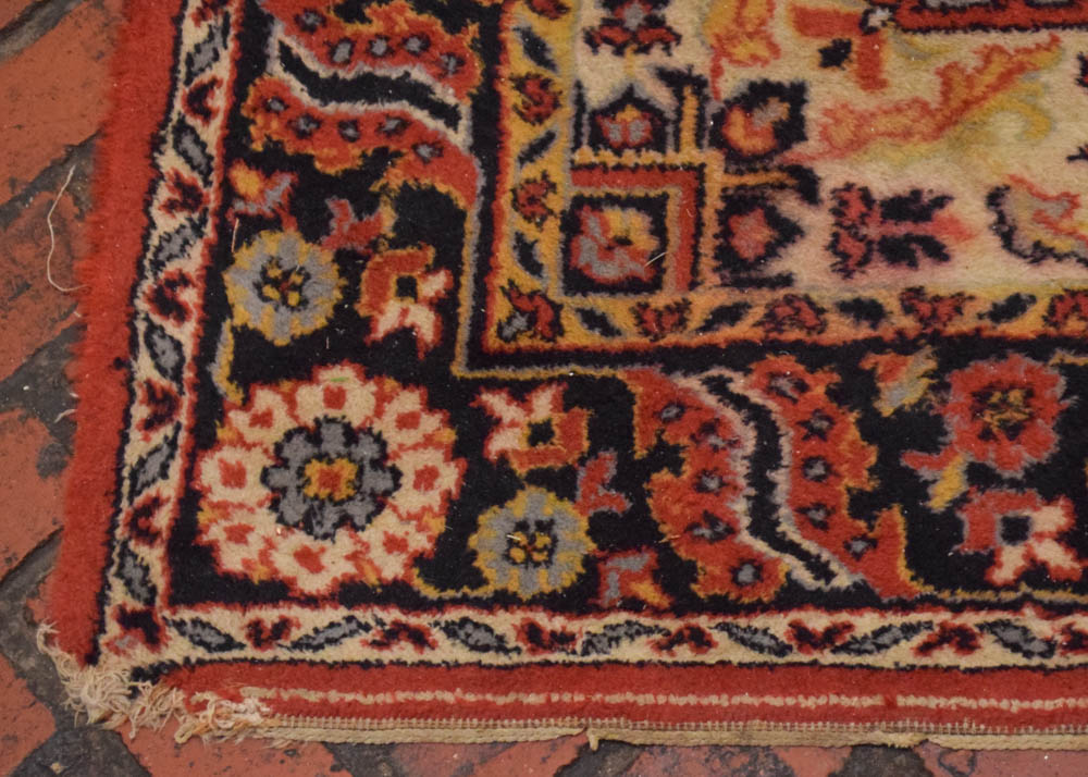 Vintage Power Loomed Heriz Serapi Style Area Rug