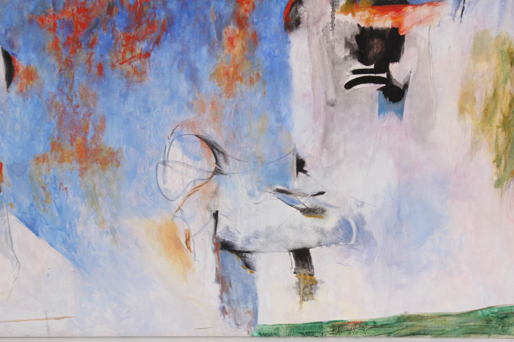 Donald Roberts 2003 Mixed Media Painting on Canvas "Island Reach"