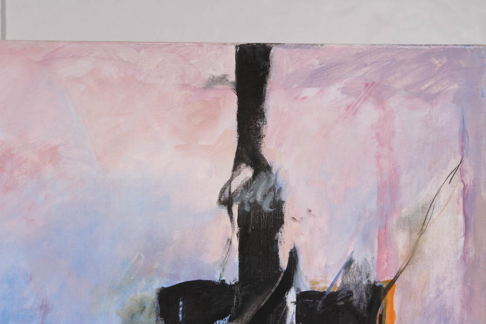 Donald Roberts 2003 Mixed Media Painting on Canvas "Island Reach"