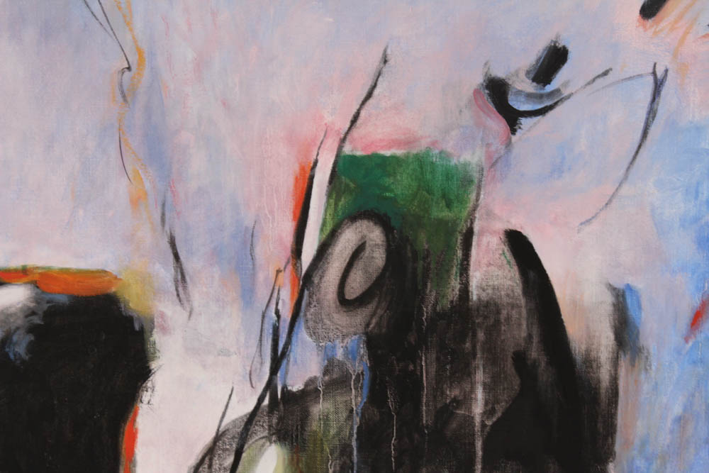 Donald Roberts 2003 Mixed Media Painting on Canvas "Island Reach"