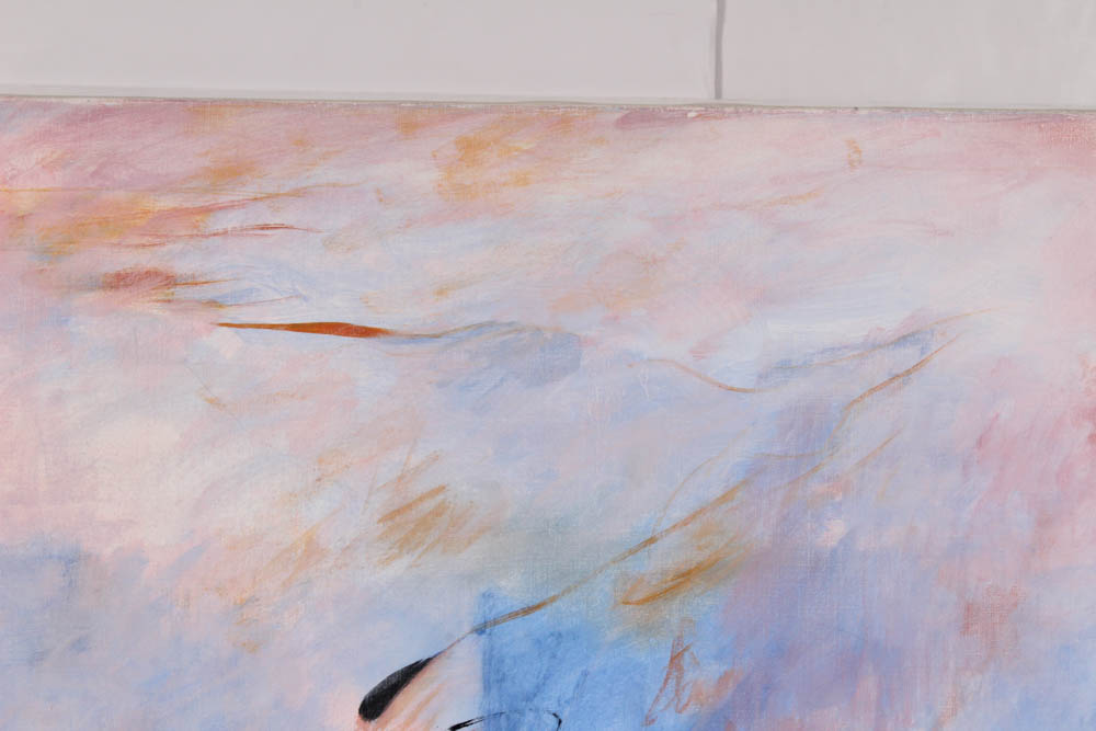 Donald Roberts 2003 Mixed Media Painting on Canvas "Island Reach"