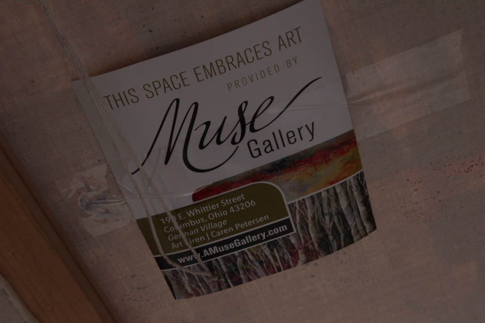 Donald Roberts 2003 Mixed Media Painting on Canvas "Island Reach"