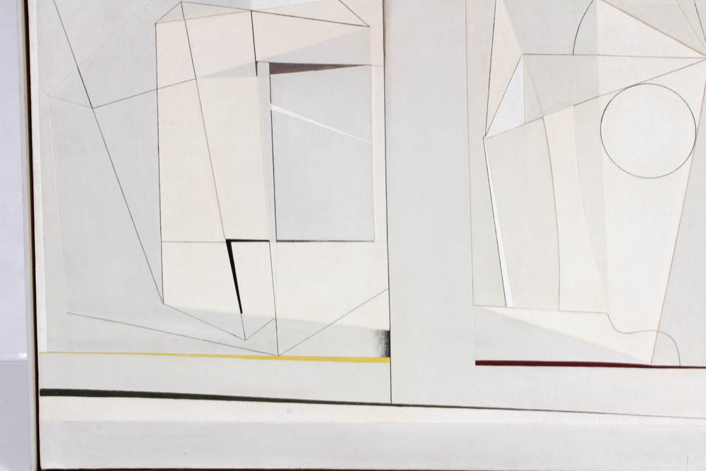 Donald Roberts 1960 Mixed Media Painting "Mutuality"