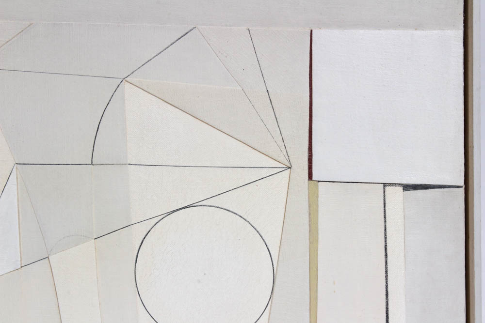 Donald Roberts 1960 Mixed Media Painting "Mutuality"