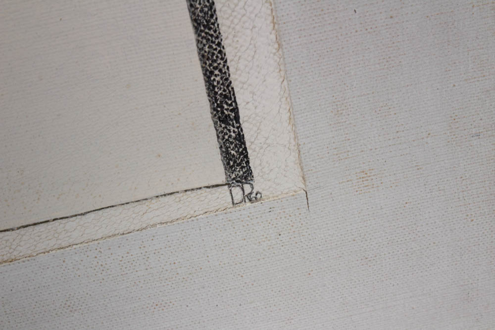 Donald Roberts 1960 Mixed Media Painting "Mutuality"