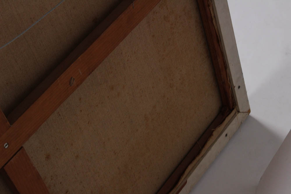 Donald Roberts 1960 Mixed Media Painting "Mutuality"