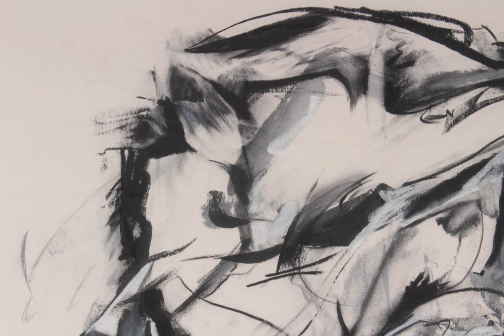 Donald Roberts 1989 Mixed Media Painting "Island Sky Project"