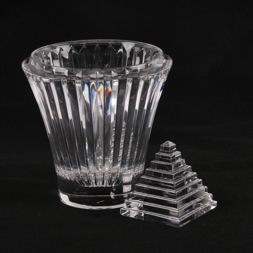 Villeroy & Boch Crystal Flower Vase and Pyramid Paperweight
