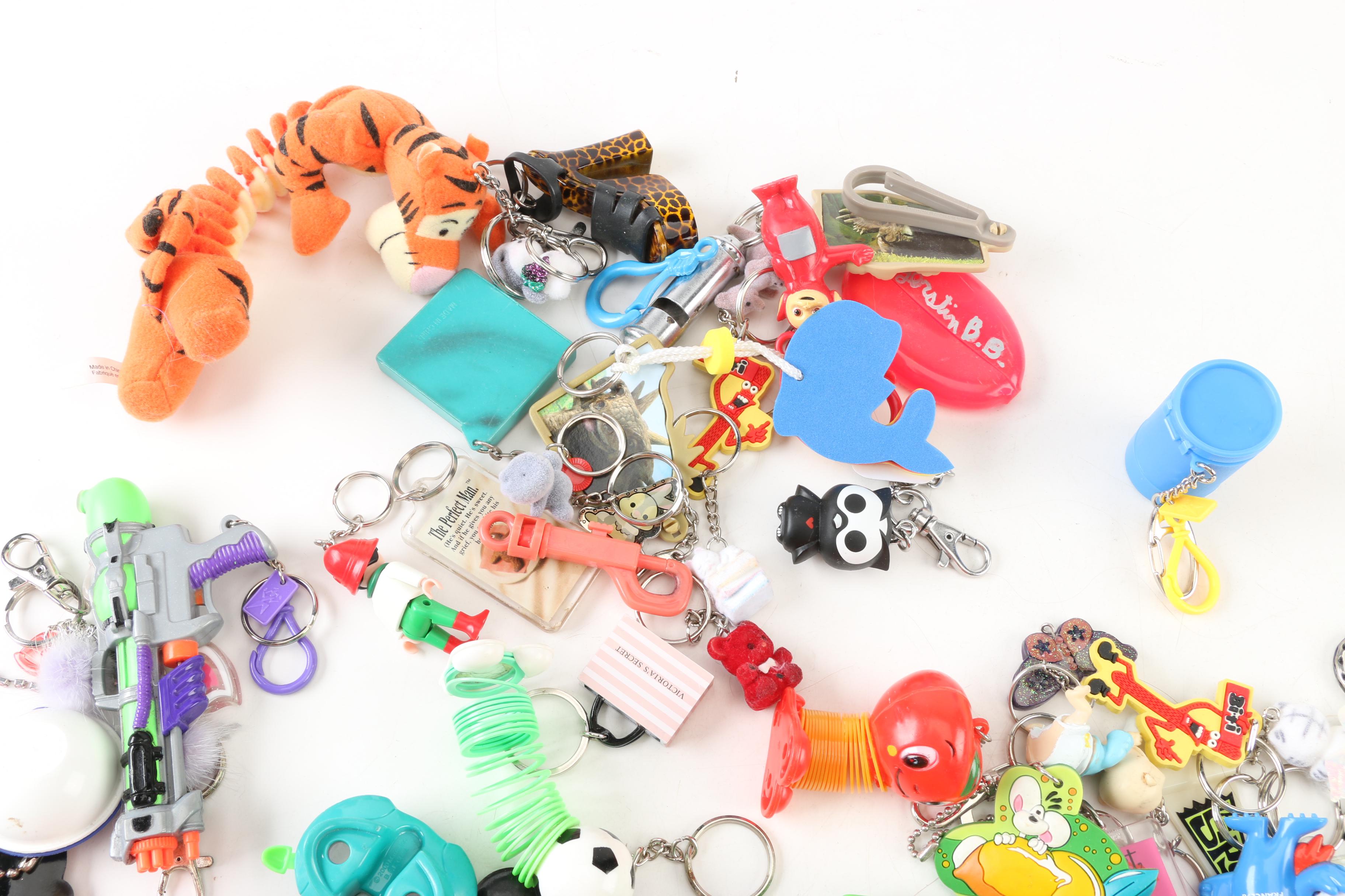 Tigger, Teletubbies and Other Character Keychains