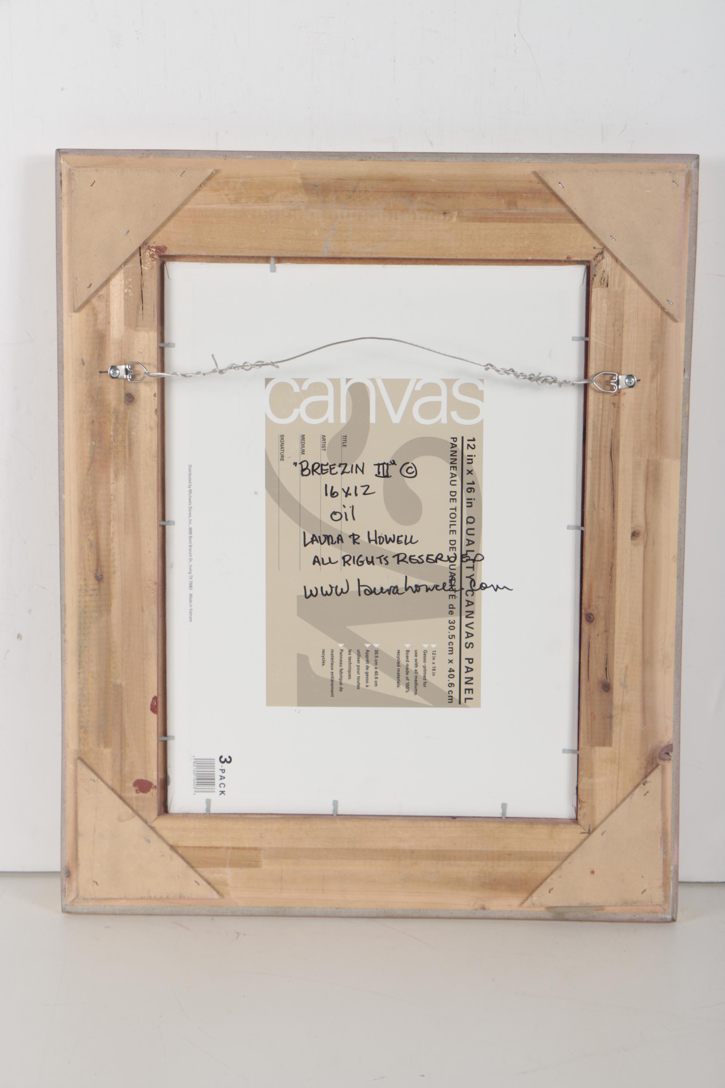 Laura R. Howell Oil Painting "Breezin' III"