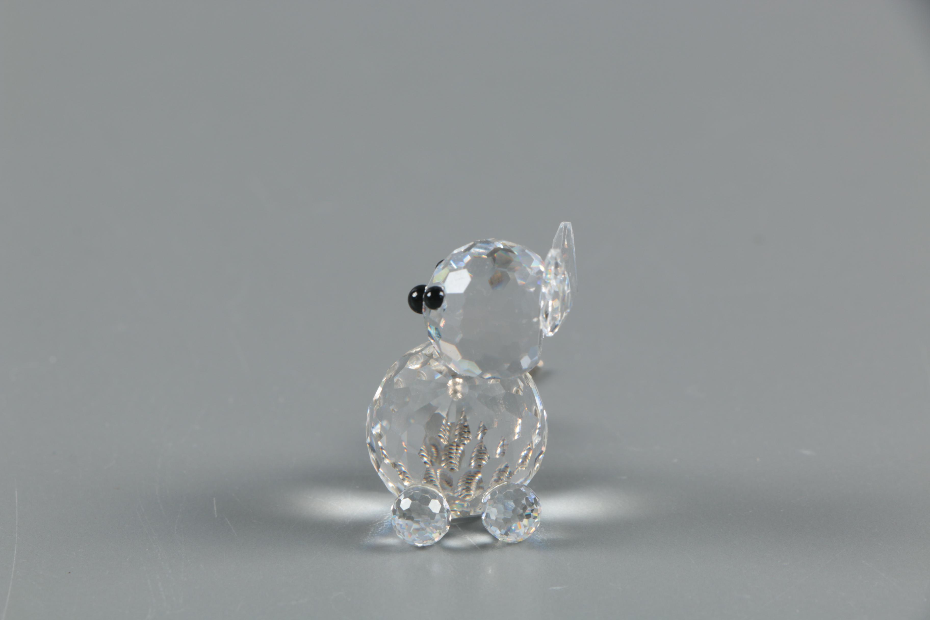 Vintage Swarovski Crystal Miniature "Cat" Figurine
