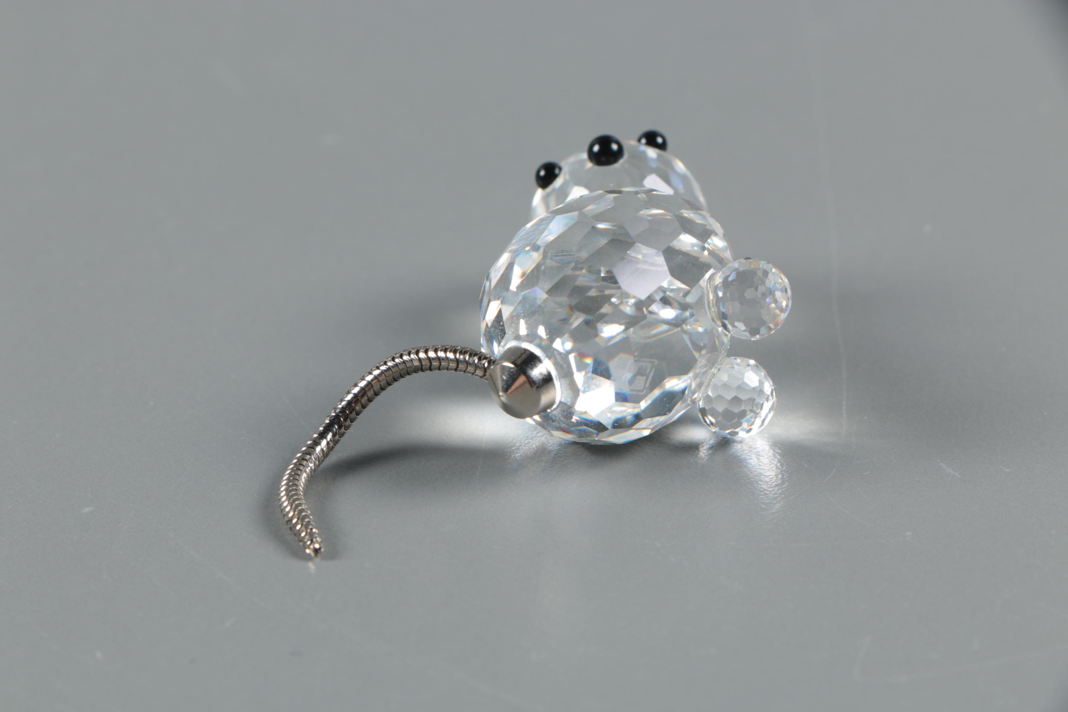 Vintage Swarovski Crystal Miniature "Cat" Figurine