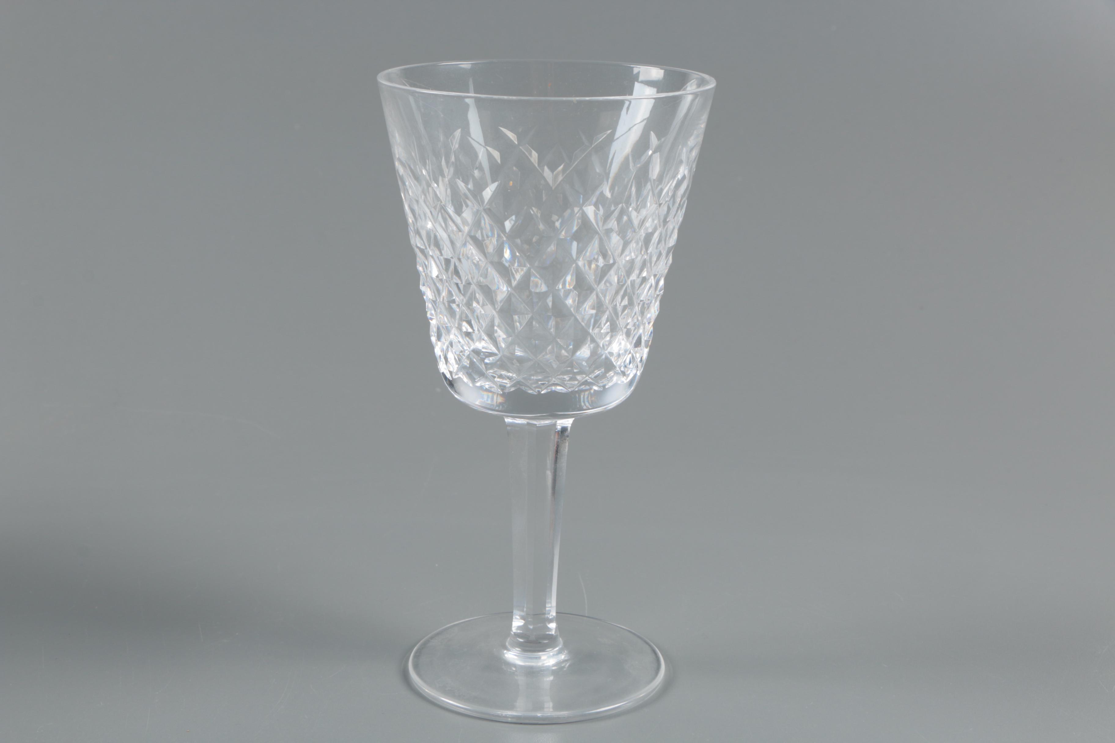 Waterford Crystal "Alana" Claret Wine Glasses