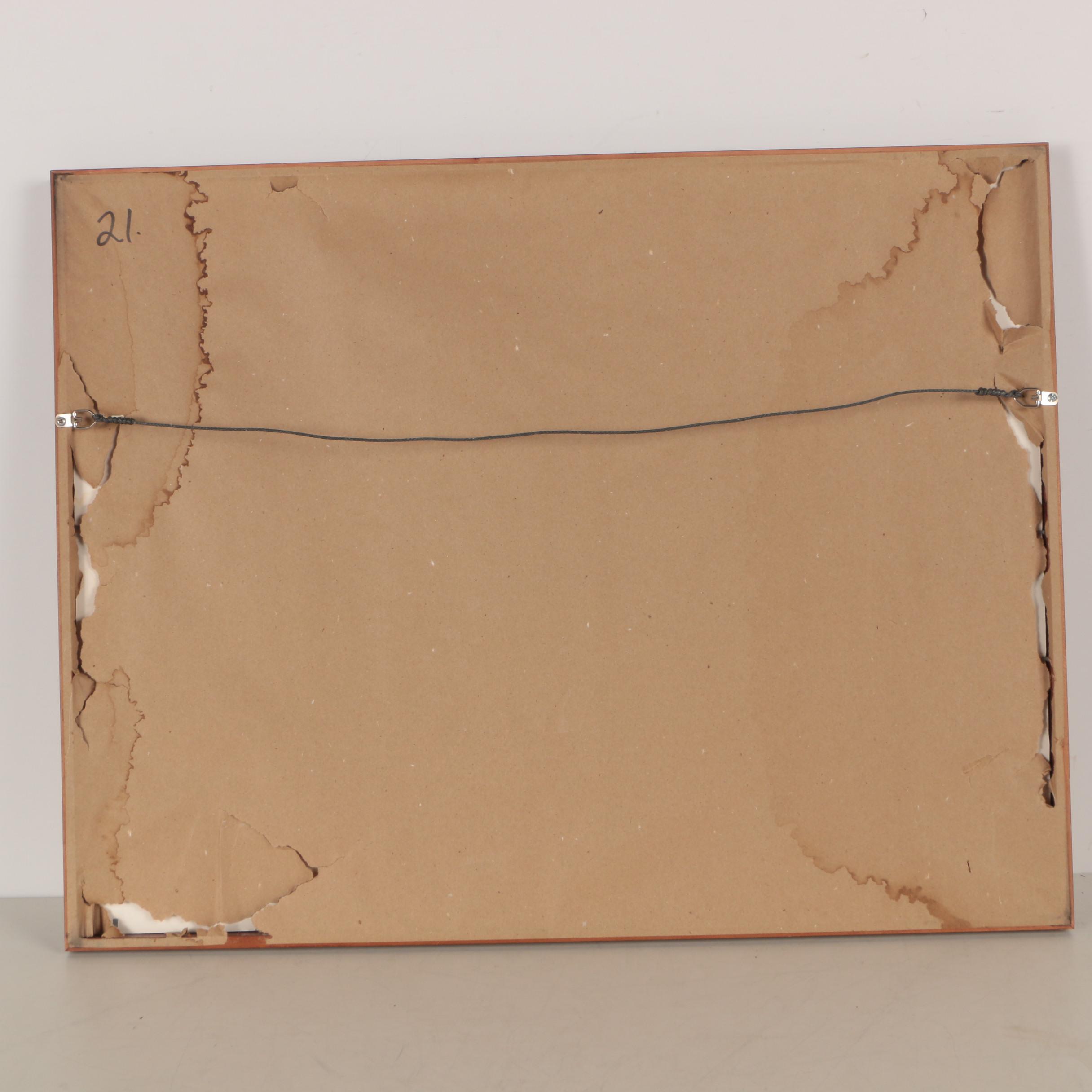 Constant Le Breton Artist's Proof Color Lithograph