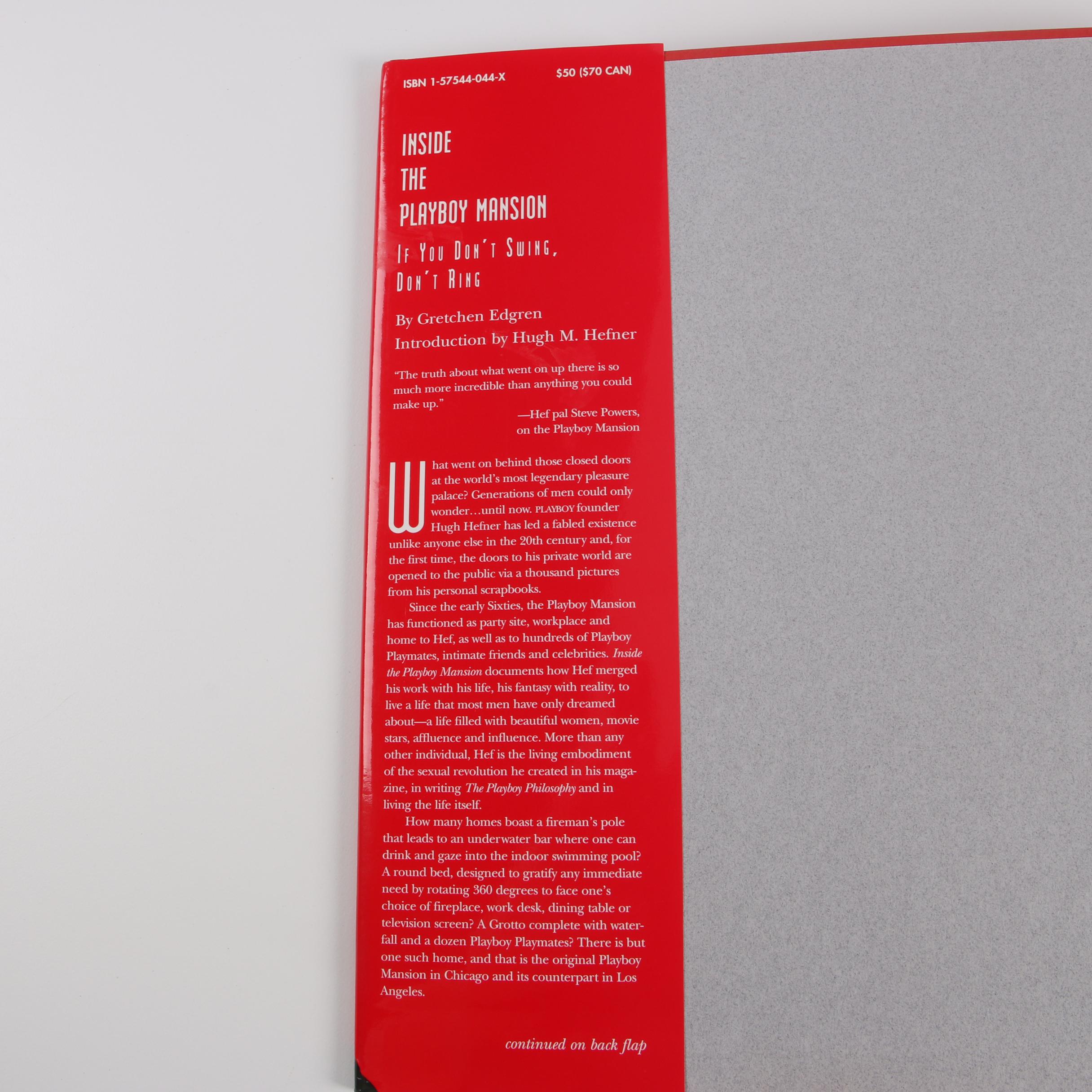 1998 Hugh Hefner Signed First Edition "Inside the Playboy Mansion"