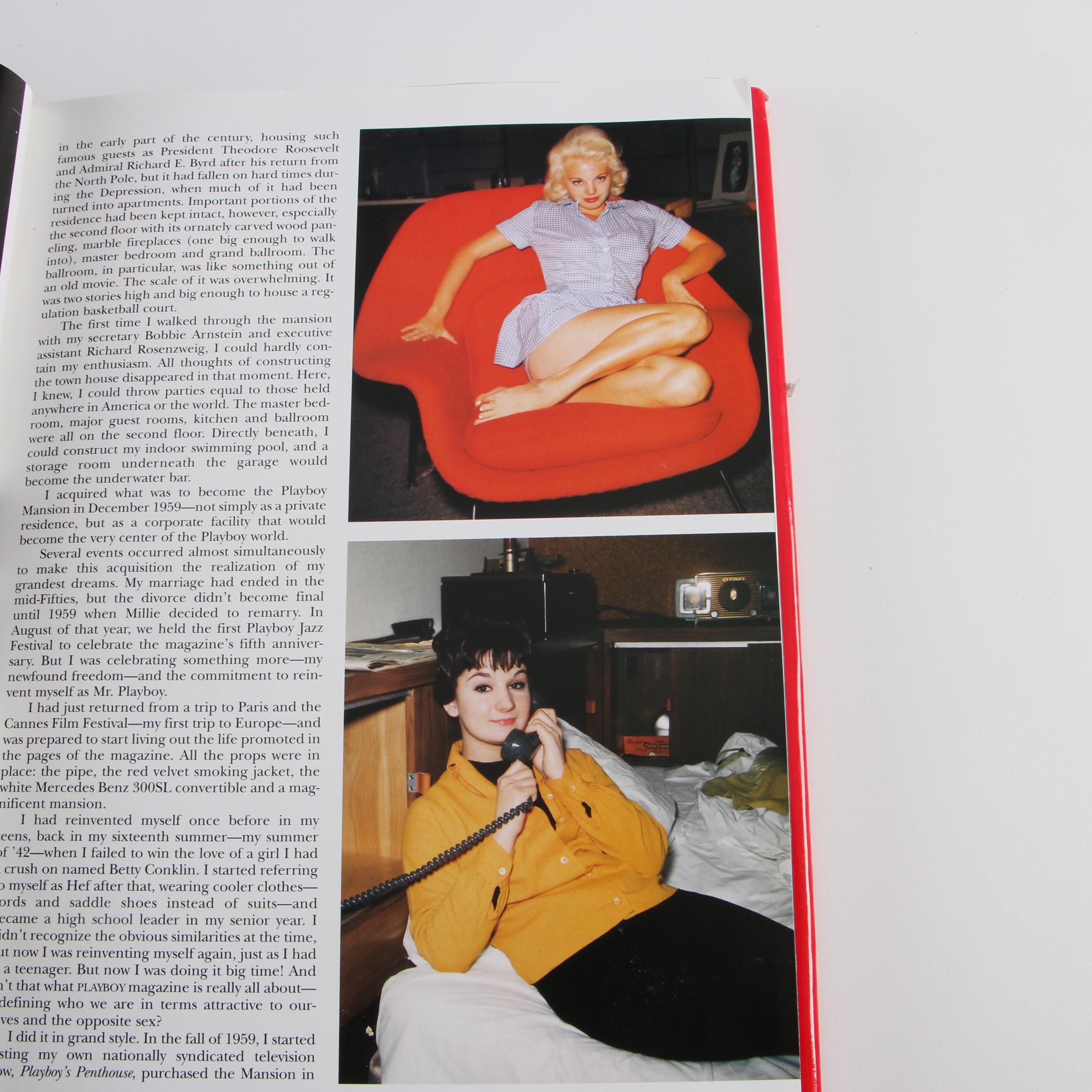 1998 Hugh Hefner Signed First Edition "Inside the Playboy Mansion"