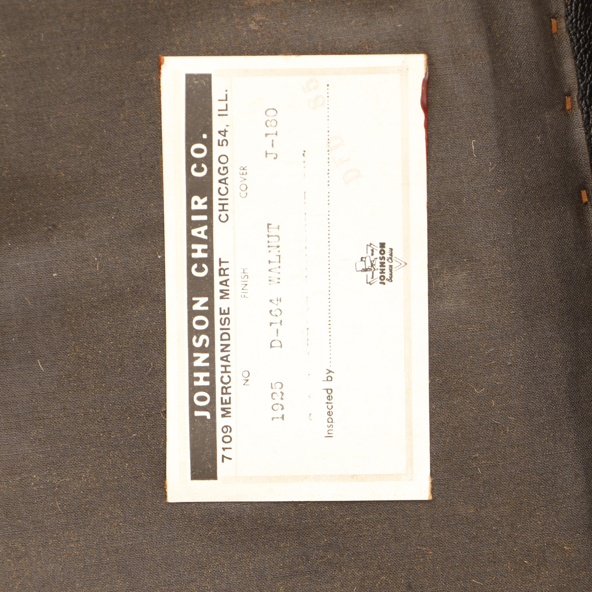 Mid Century Modern Style Walnut Arm Chairs by Johnson Chair Co.