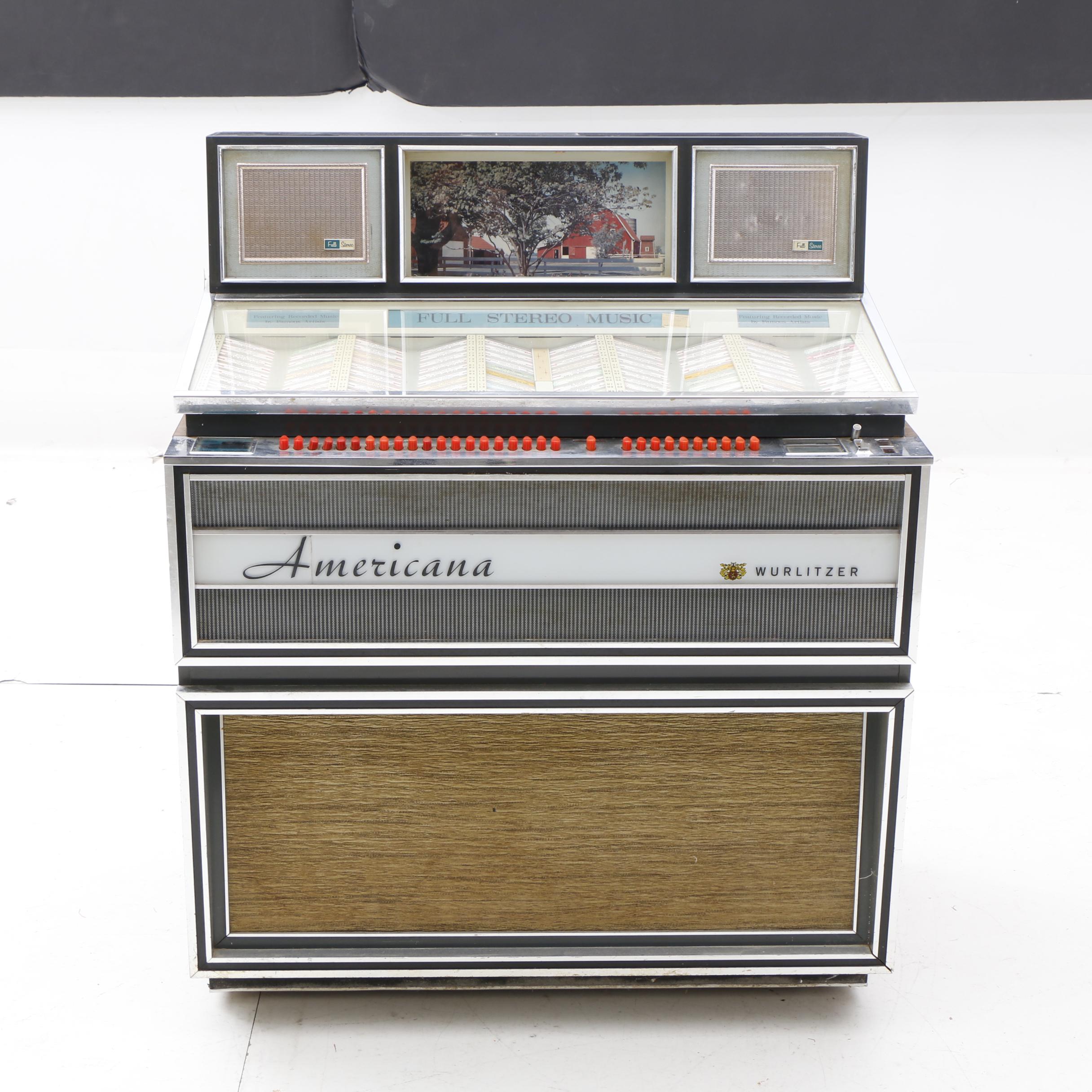 1960s Wurlitzer Americana 3100 Jukebox
