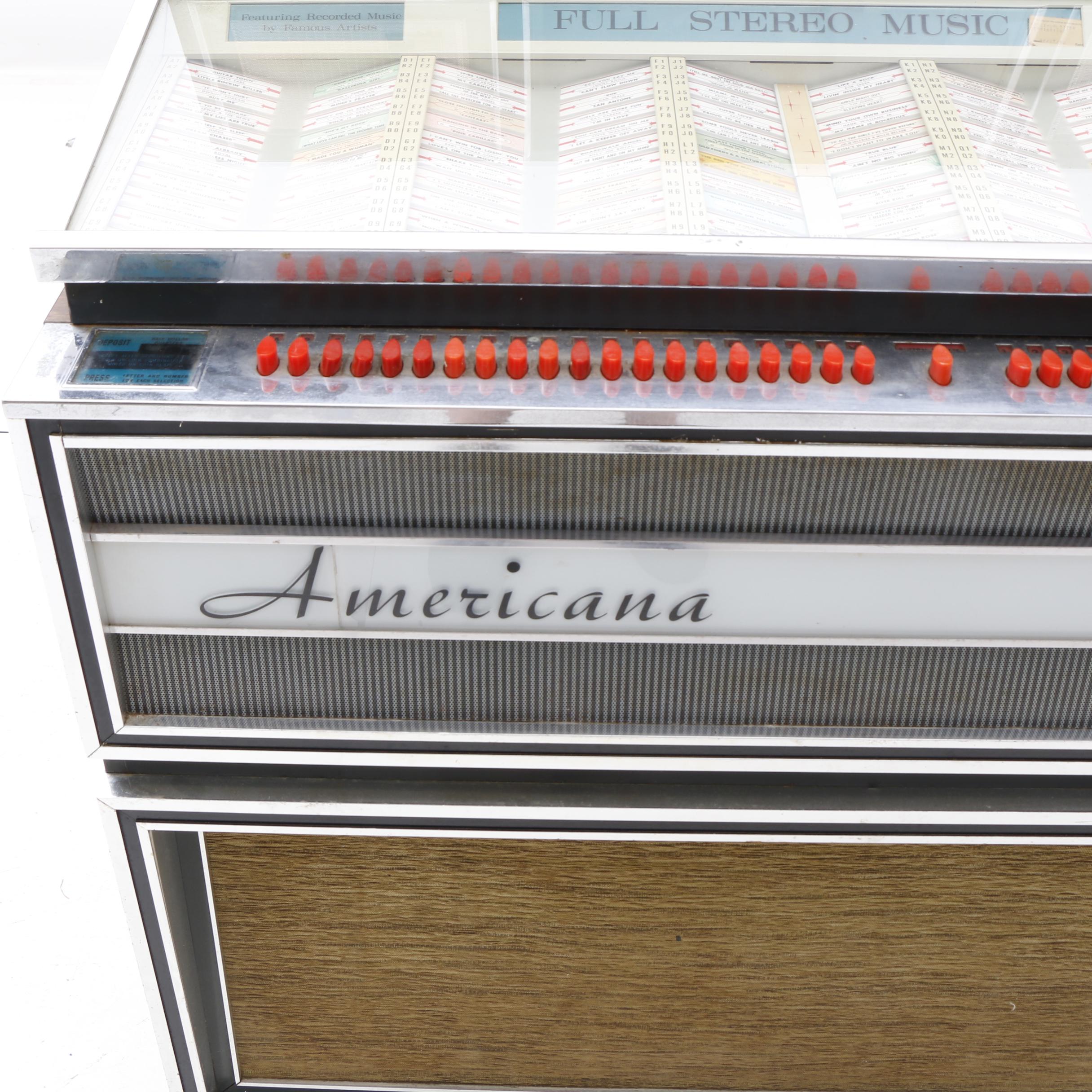 1960s Wurlitzer Americana 3100 Jukebox