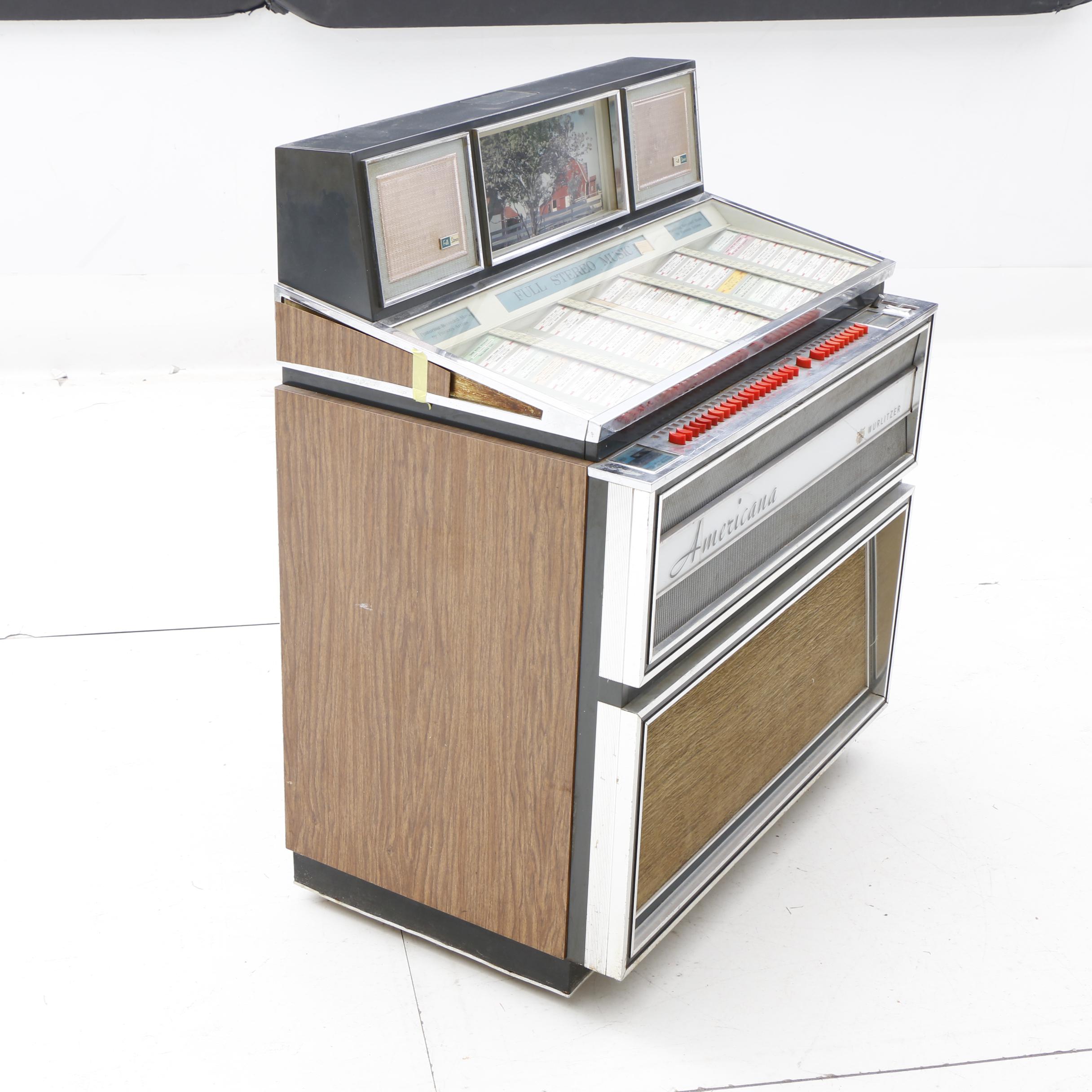 1960s Wurlitzer Americana 3100 Jukebox