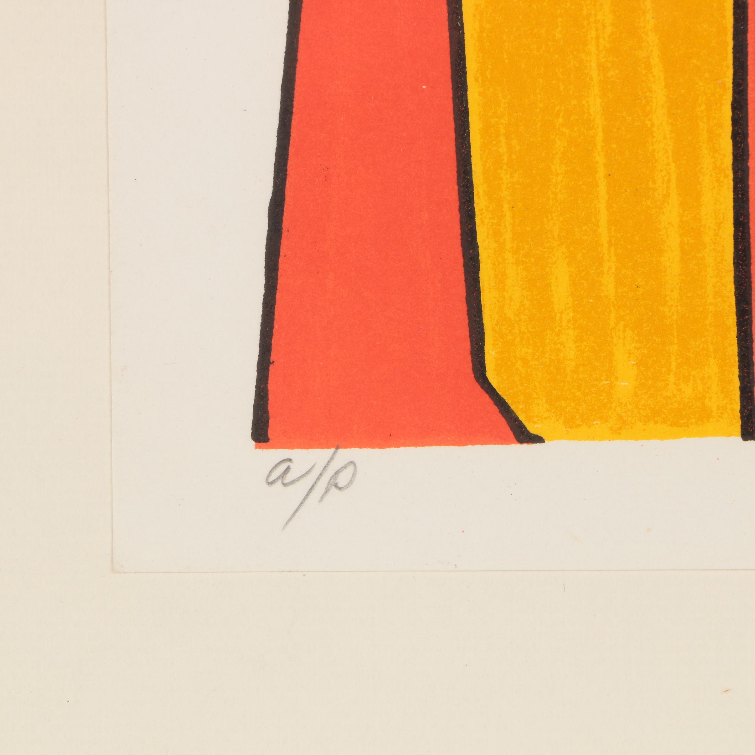 Alexander Calder Lithograph "Squash Blossoms"