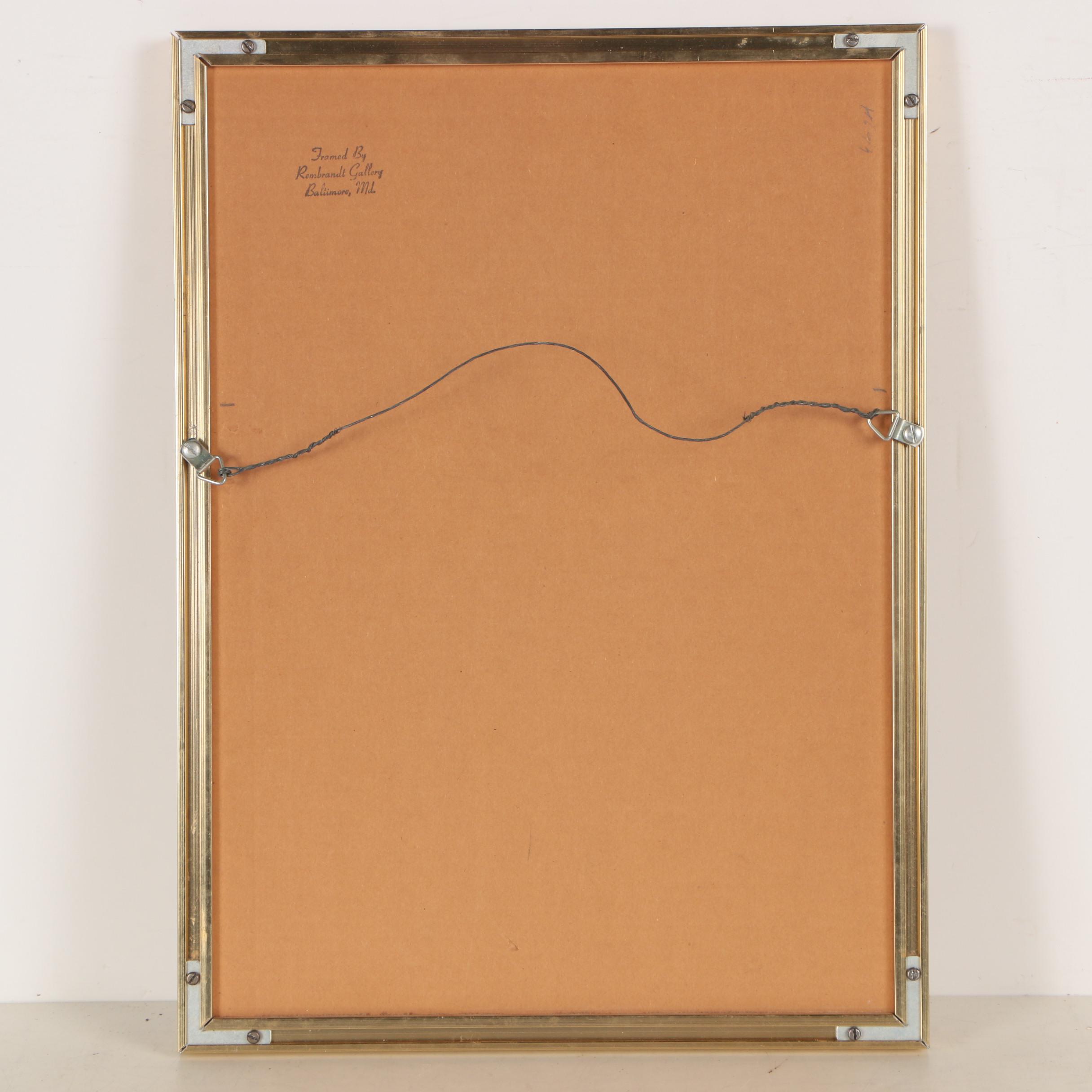 Alexander Calder Lithograph "Squash Blossoms"