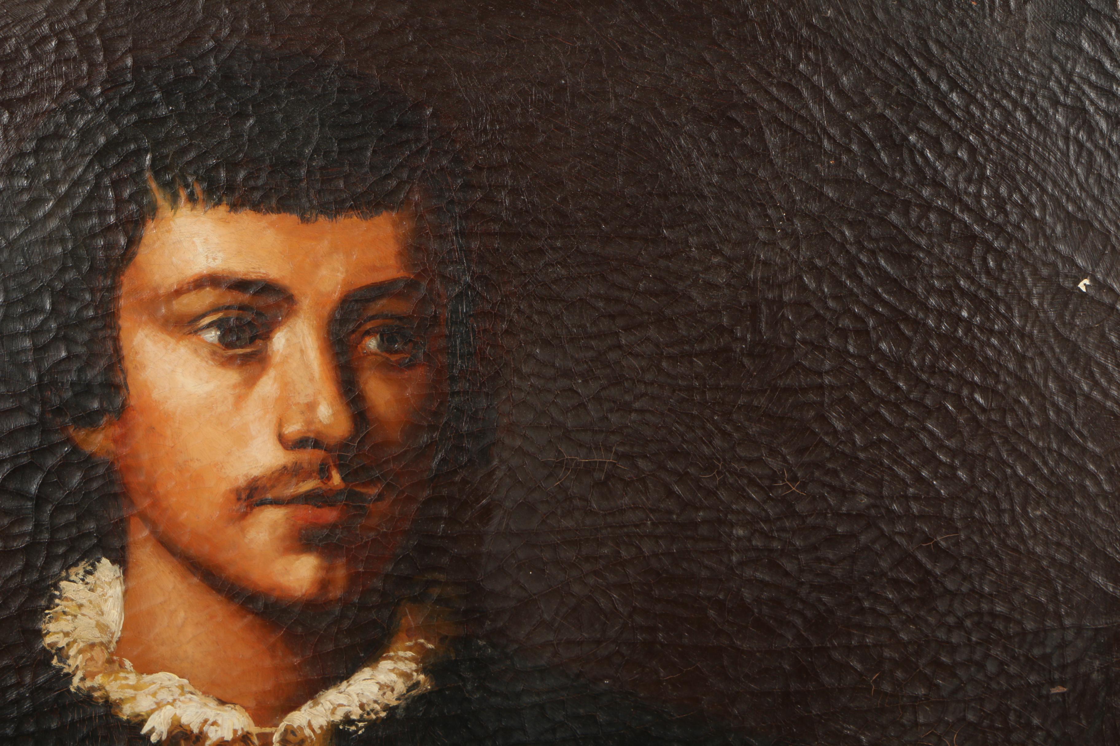 Copy Painting after Titian "Man with a Glove"