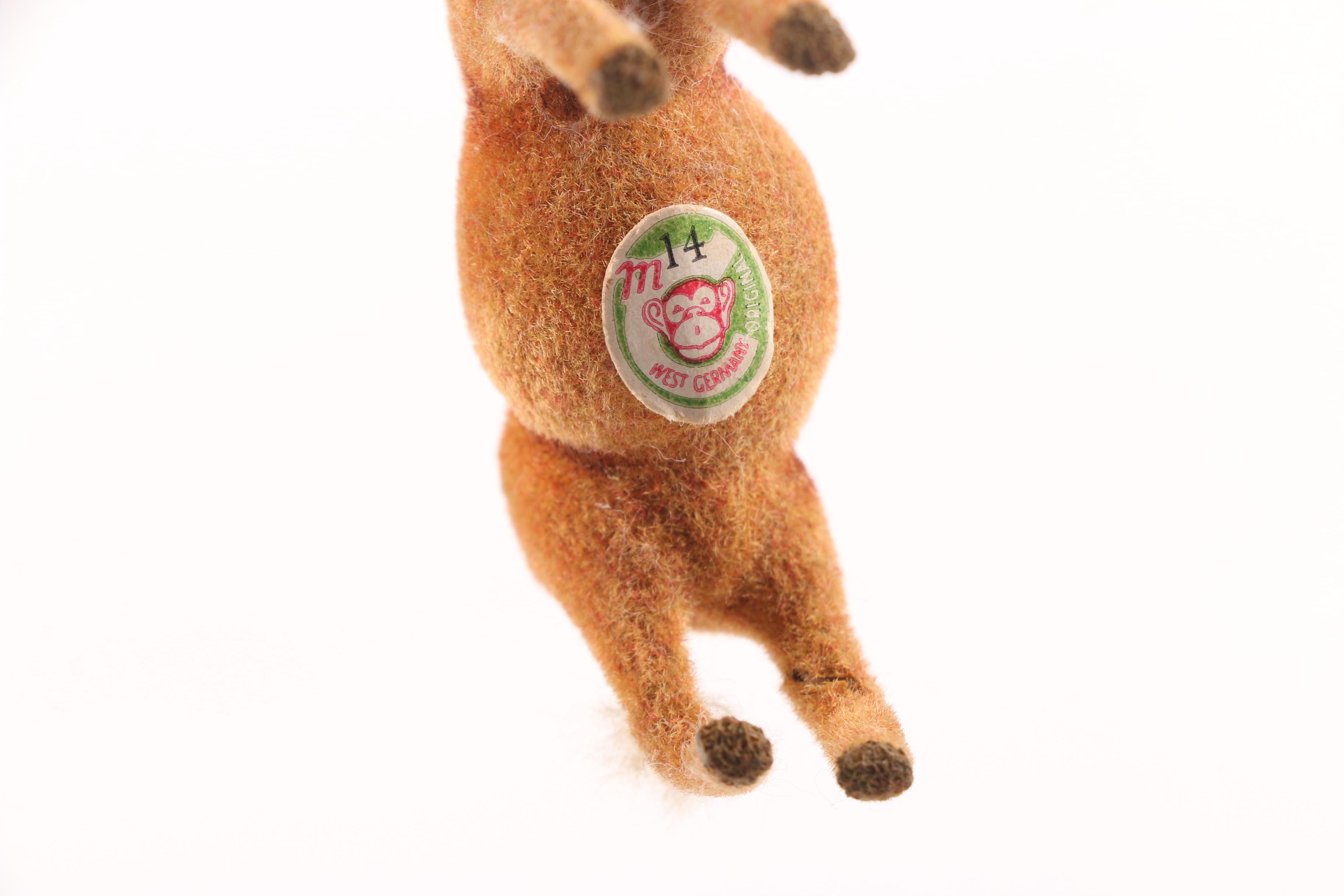 1950s Wagner Kunstlerschutz for Max Carl Flocked Toy Animals