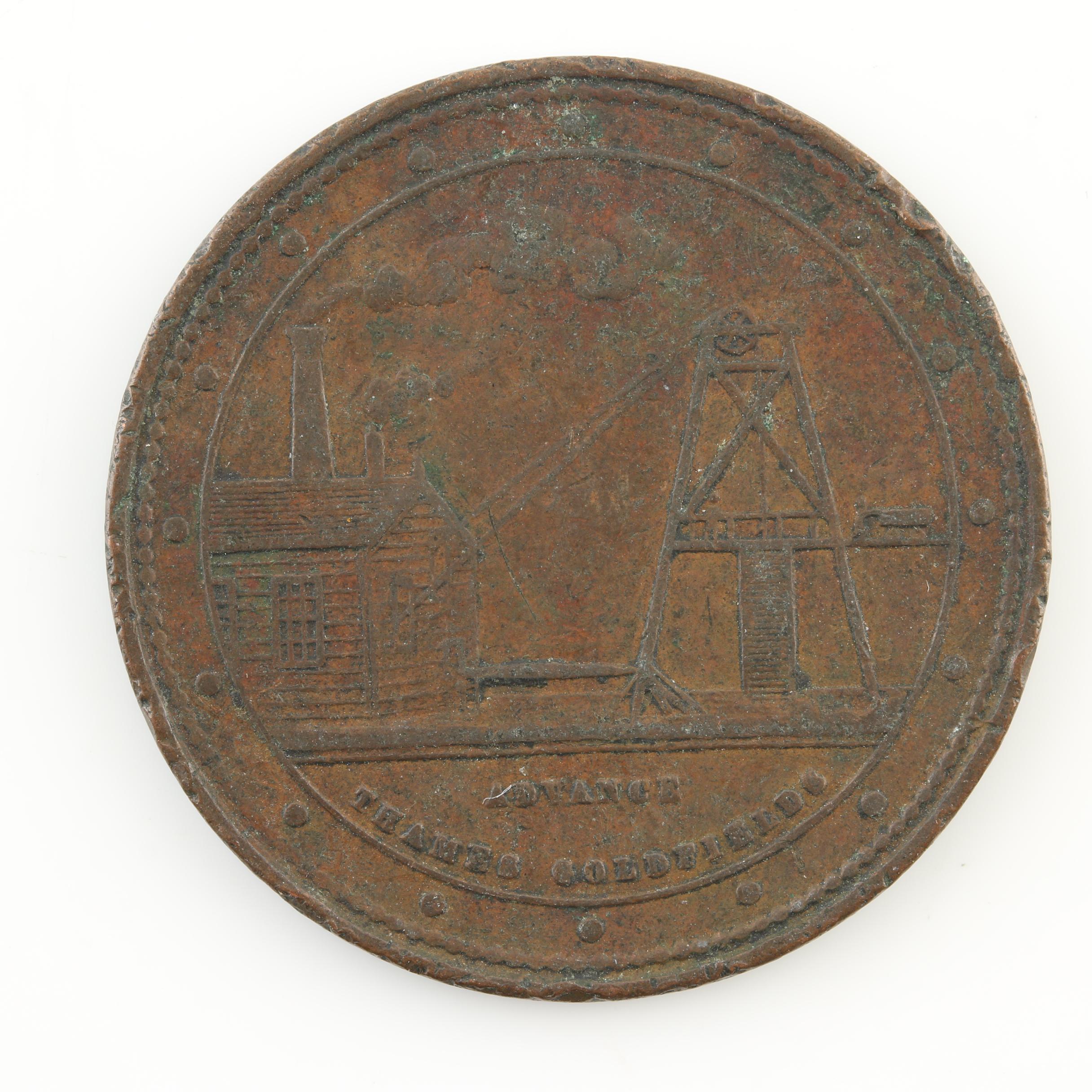 1874 George McCaul Advertising Token