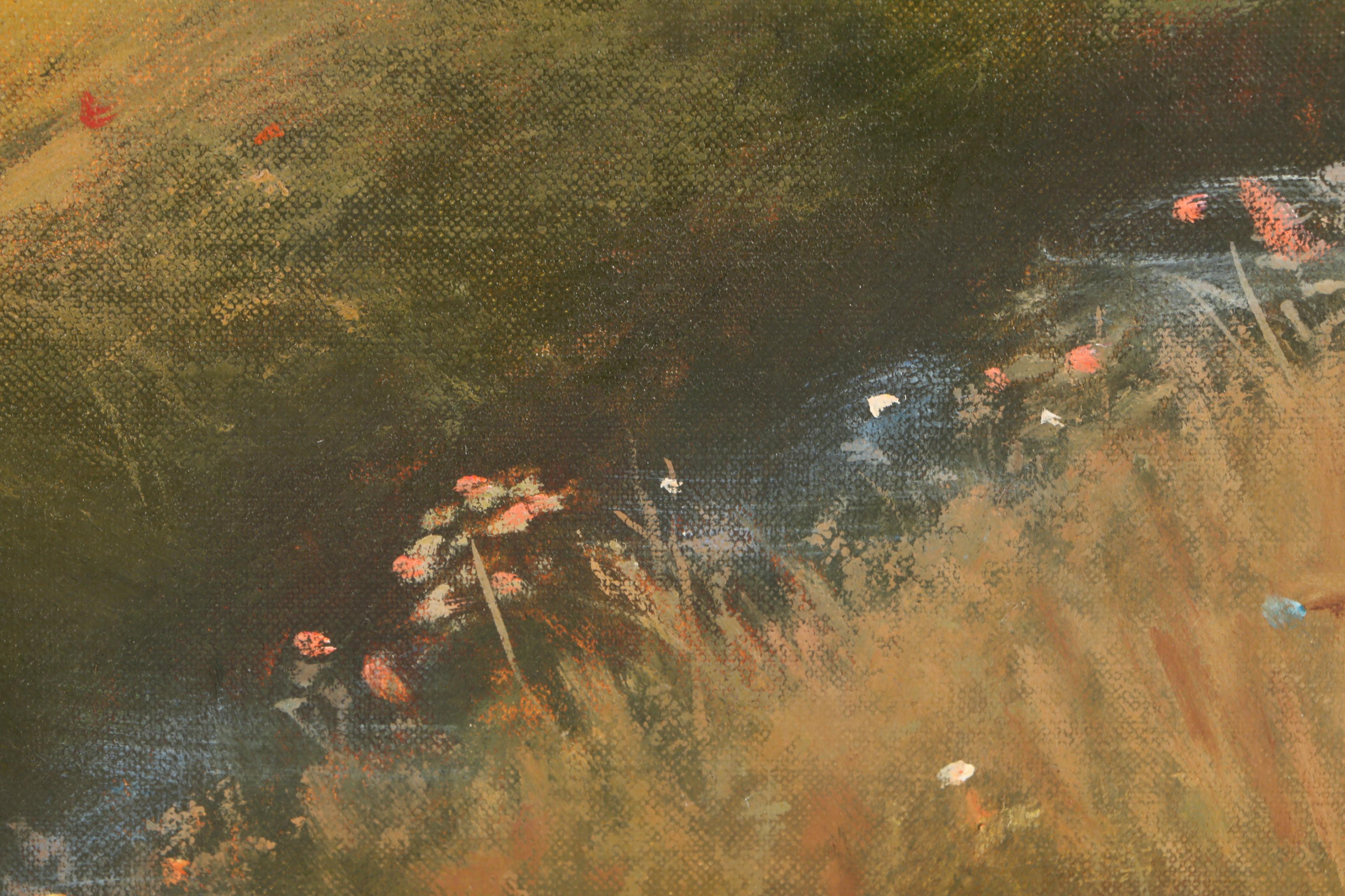 Ronald Easbourne Renmark Oil Landscape Painting "Loudoun Stream"