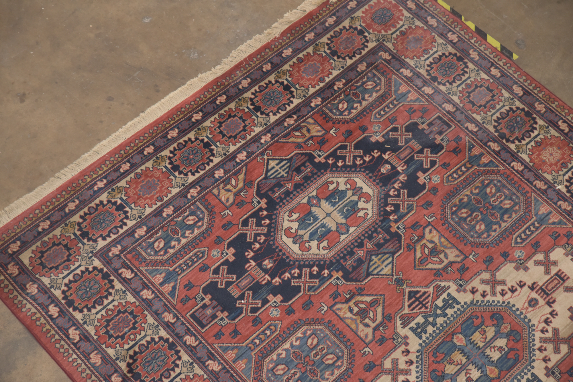 Machine Made Louis de Poortere "Kadjar" Belgian Wool Area Rug