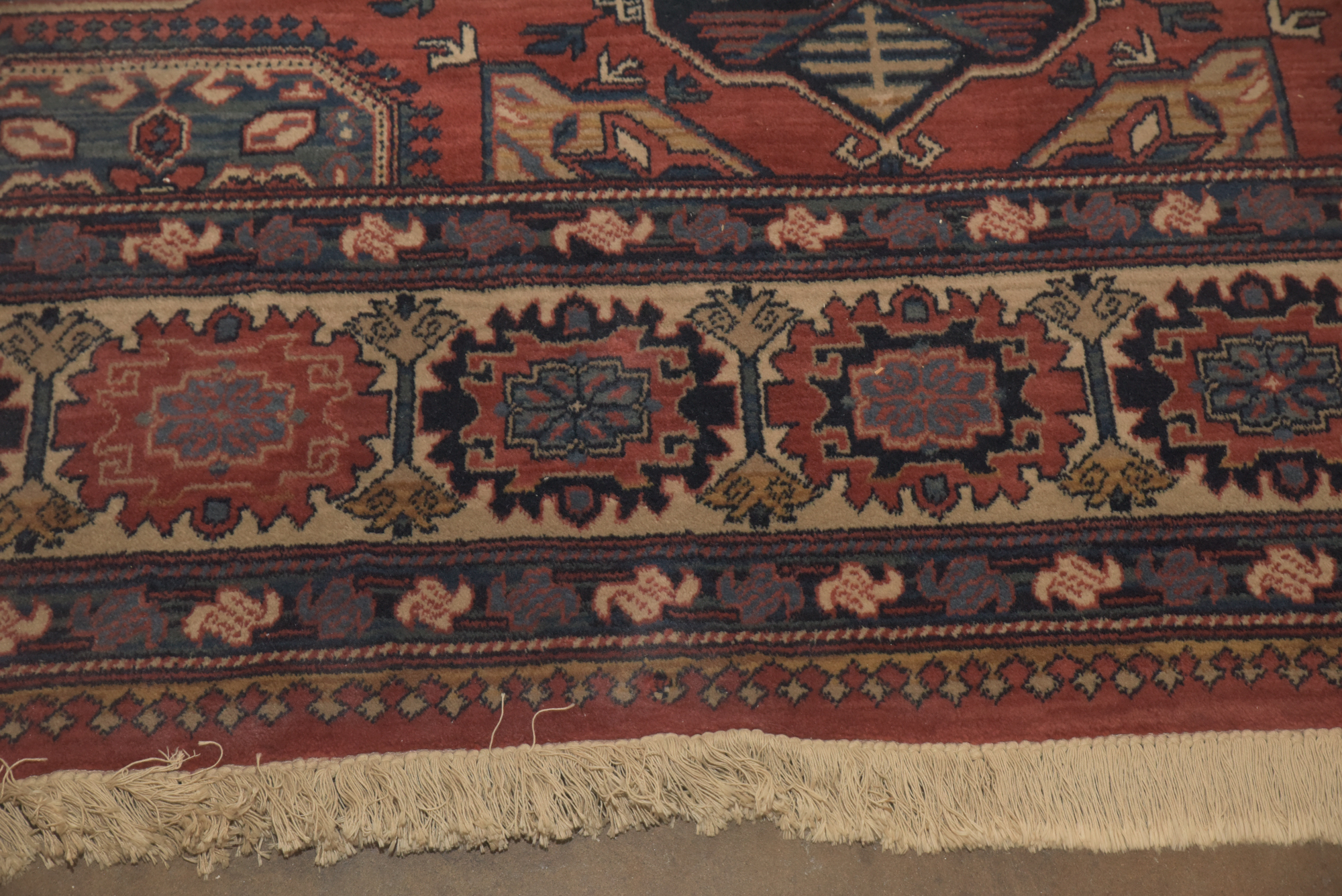 Machine Made Louis de Poortere "Kadjar" Belgian Wool Area Rug