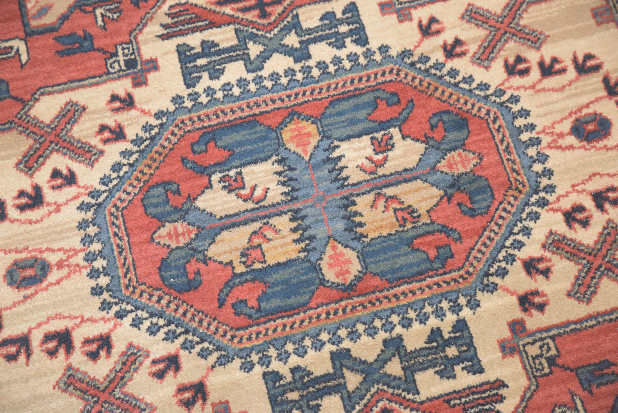 Machine Made Louis de Poortere "Kadjar" Belgian Wool Area Rug