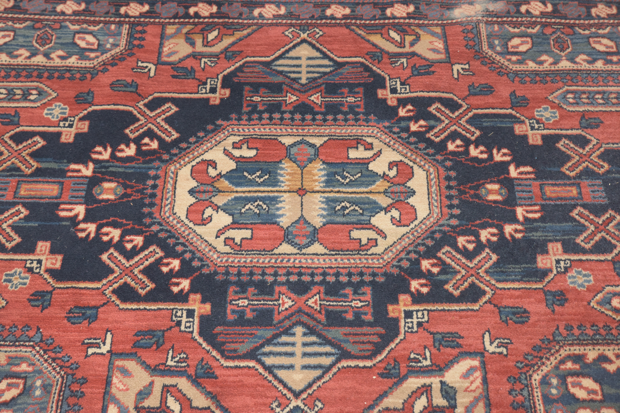 Machine Made Louis de Poortere "Kadjar" Belgian Wool Area Rug